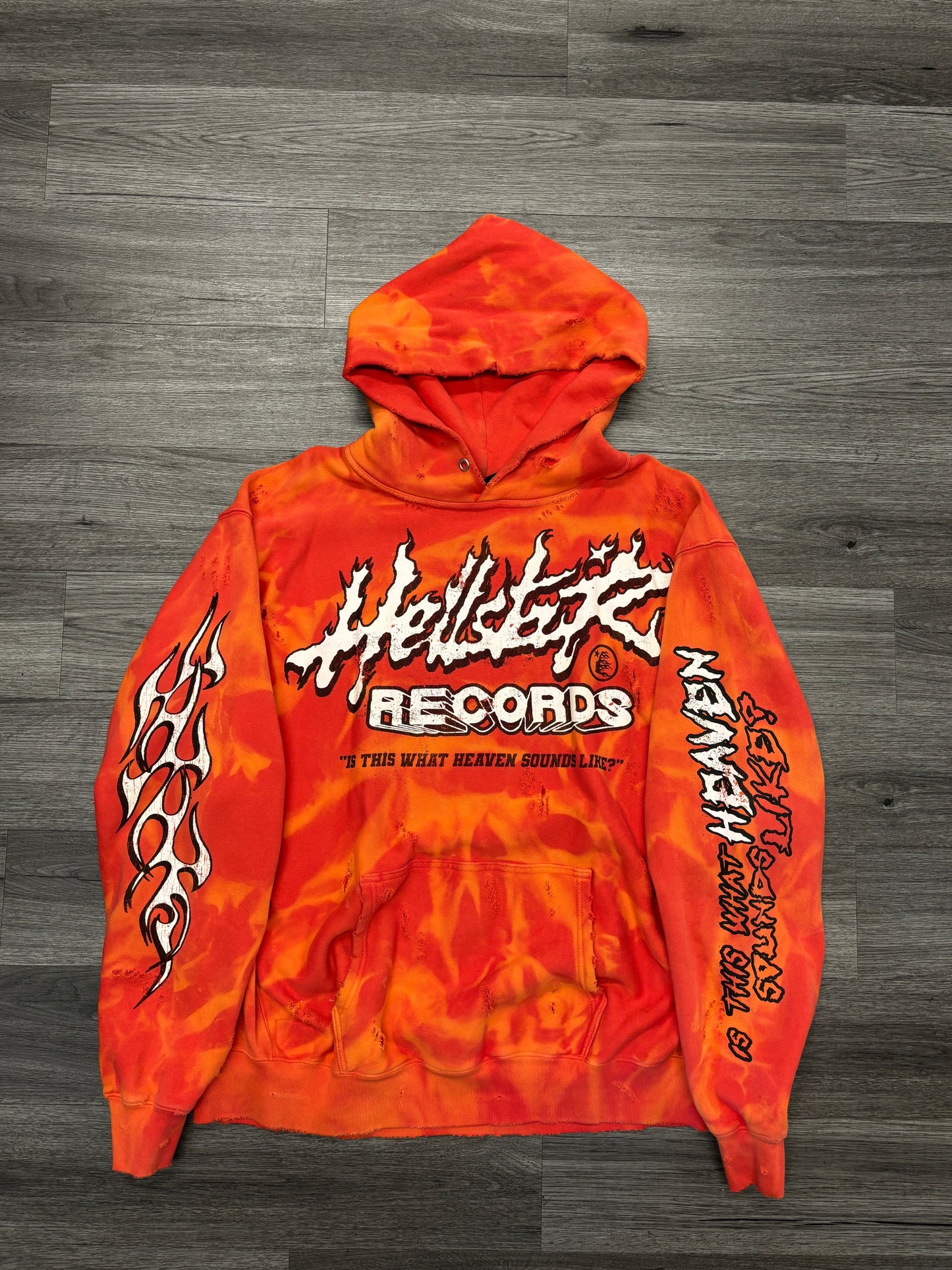Hellstar Hoodie "Red Tie Dye"