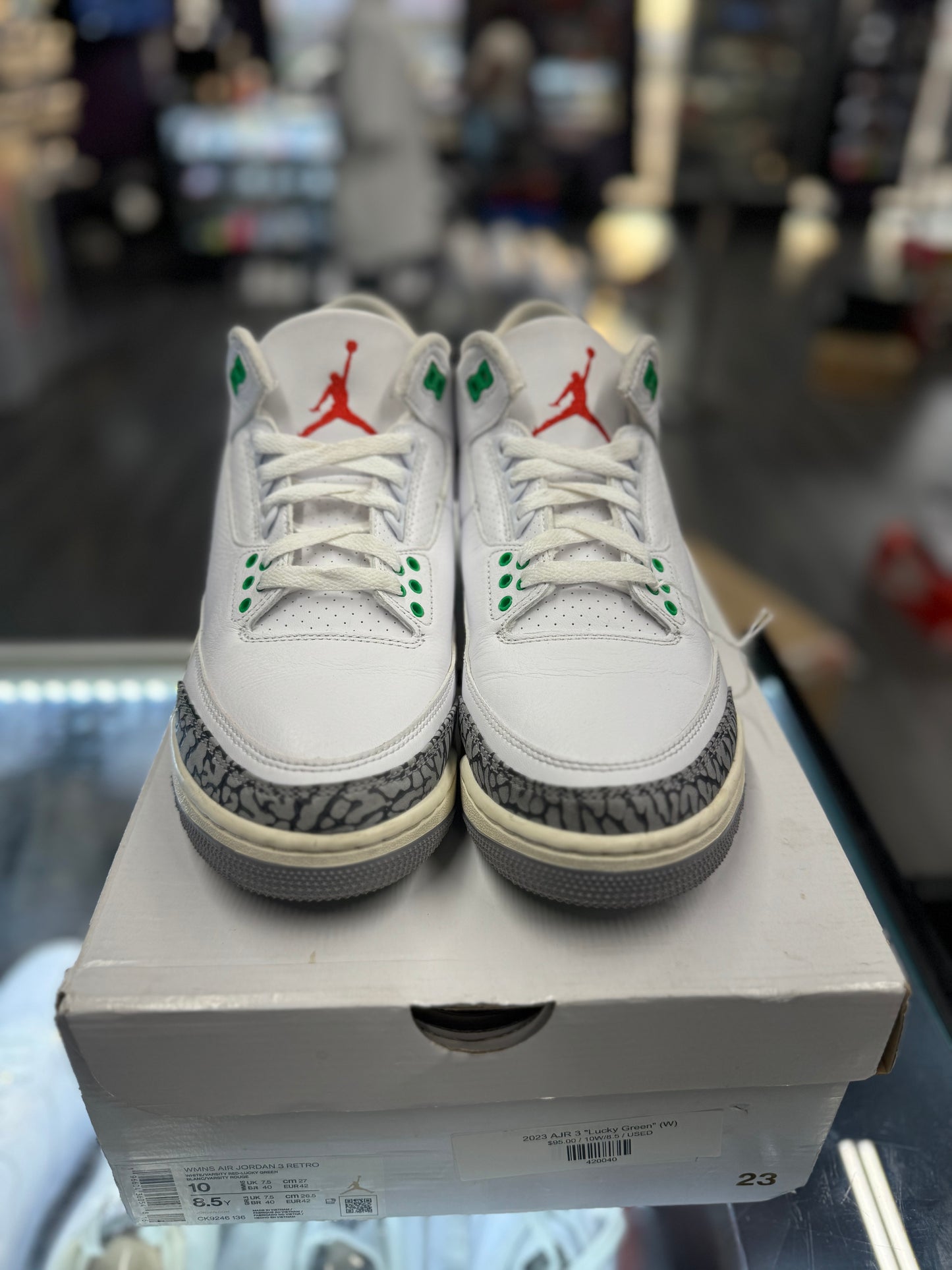 2023 Air Jordan Retro 3 "Lucky Green" (W)