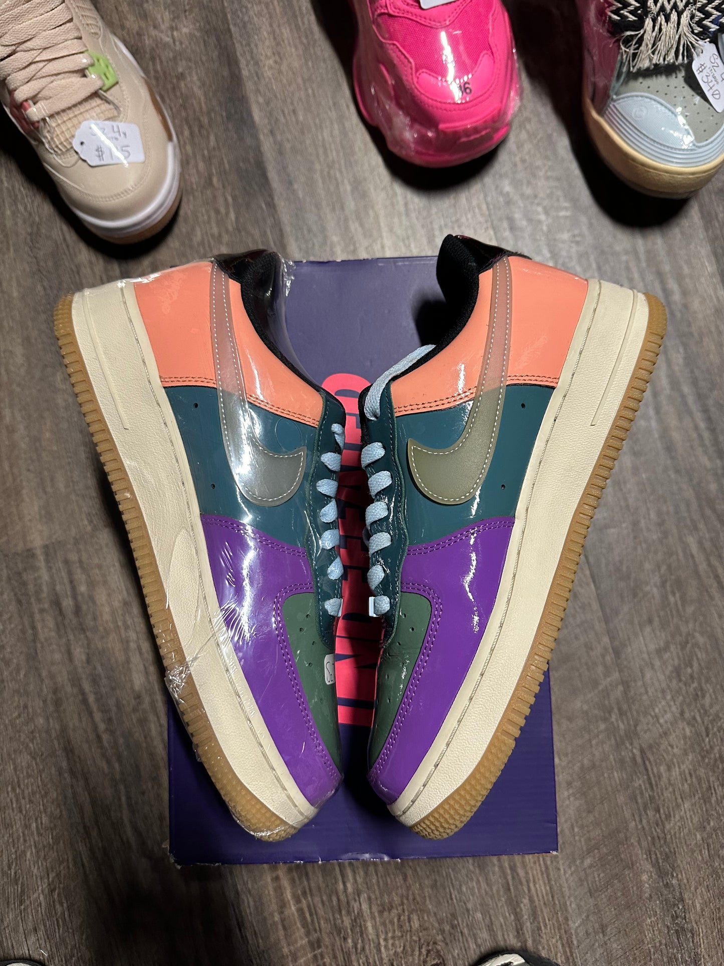 2023 Nike AF1 Low "Undefeated Multi-Patent Wild Berry"