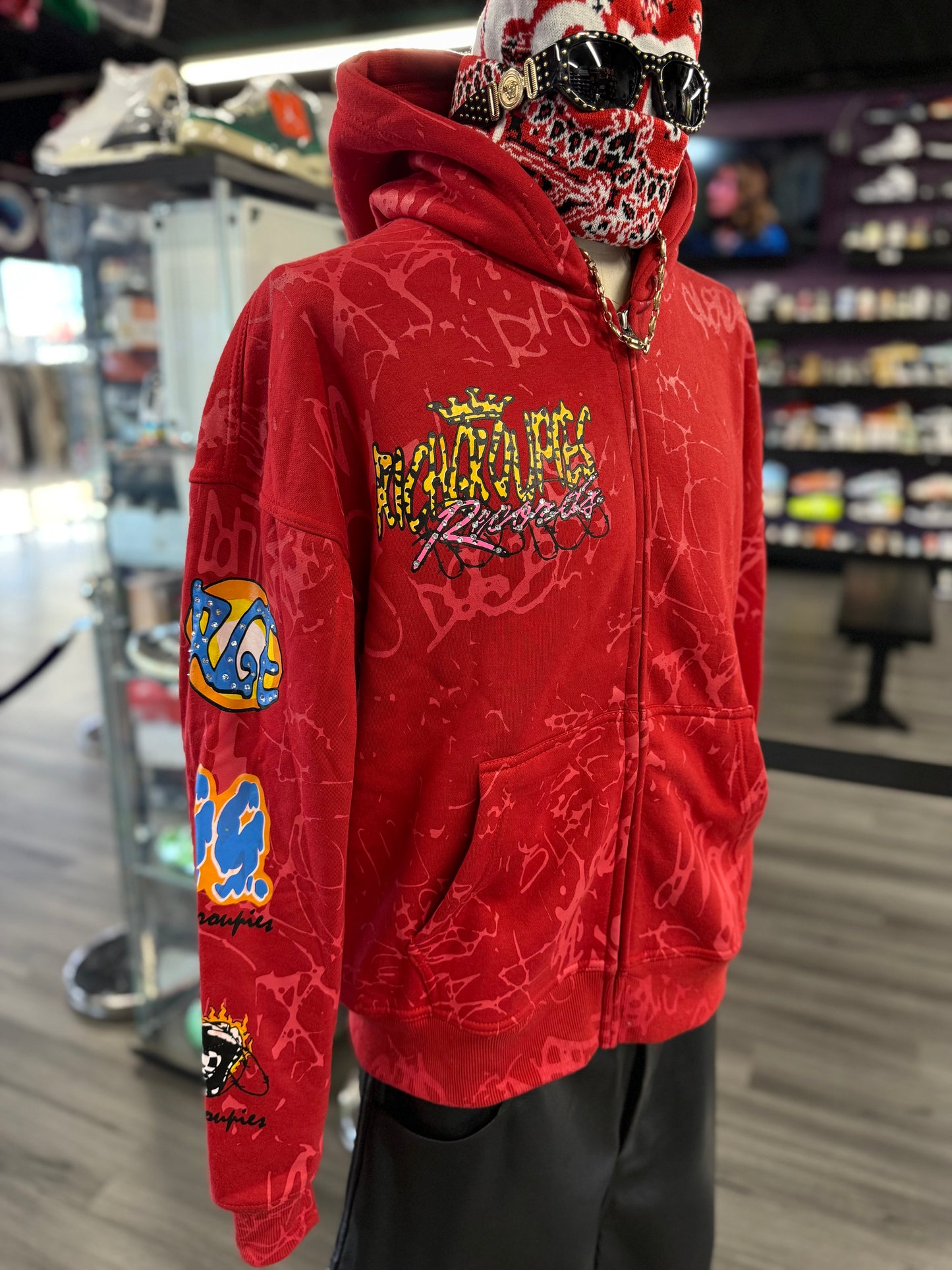 Rich Groupies Zip-Up Hoodie "RGE 99"