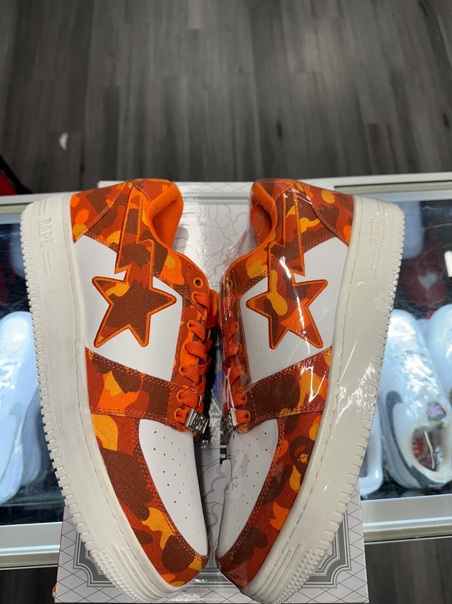 A Bathing Ape Bape Sta Low "Camo Orange"