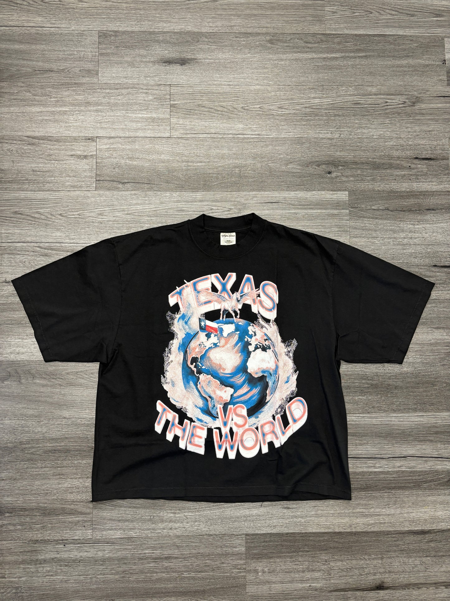 Texas Merch Watercolor Tee "Black"