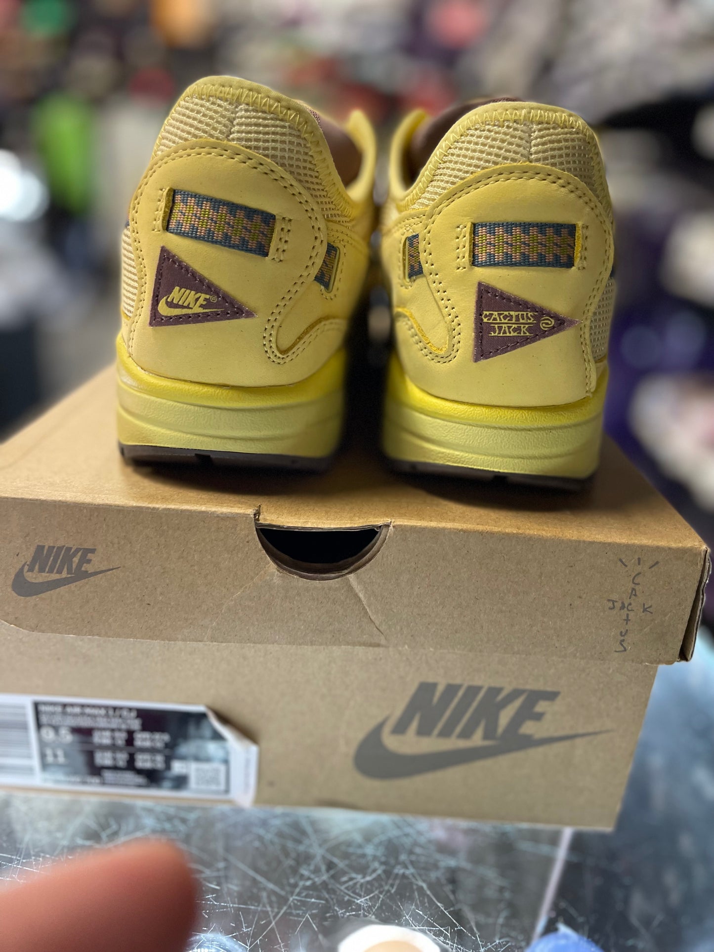 2022 Nike Air Max 1 "Travis Scott Cactus Jack Saturn Gold