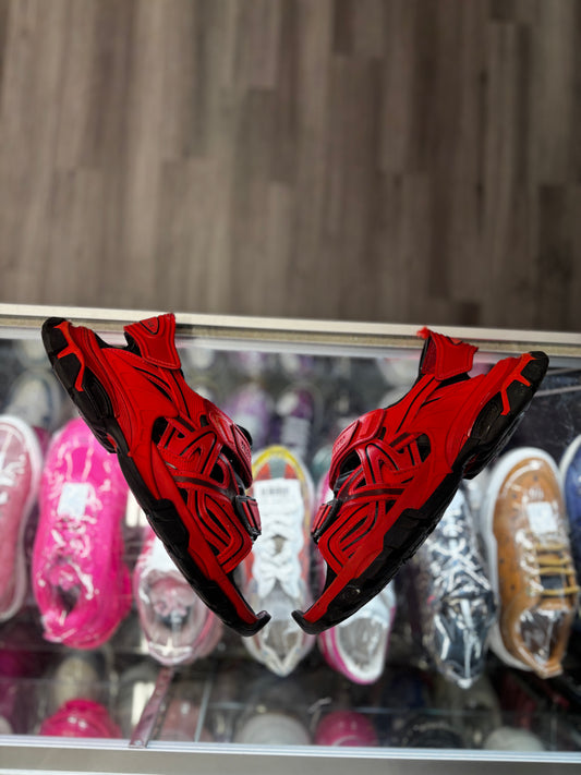 Balenciaga Track Sandal "Black/Red"
