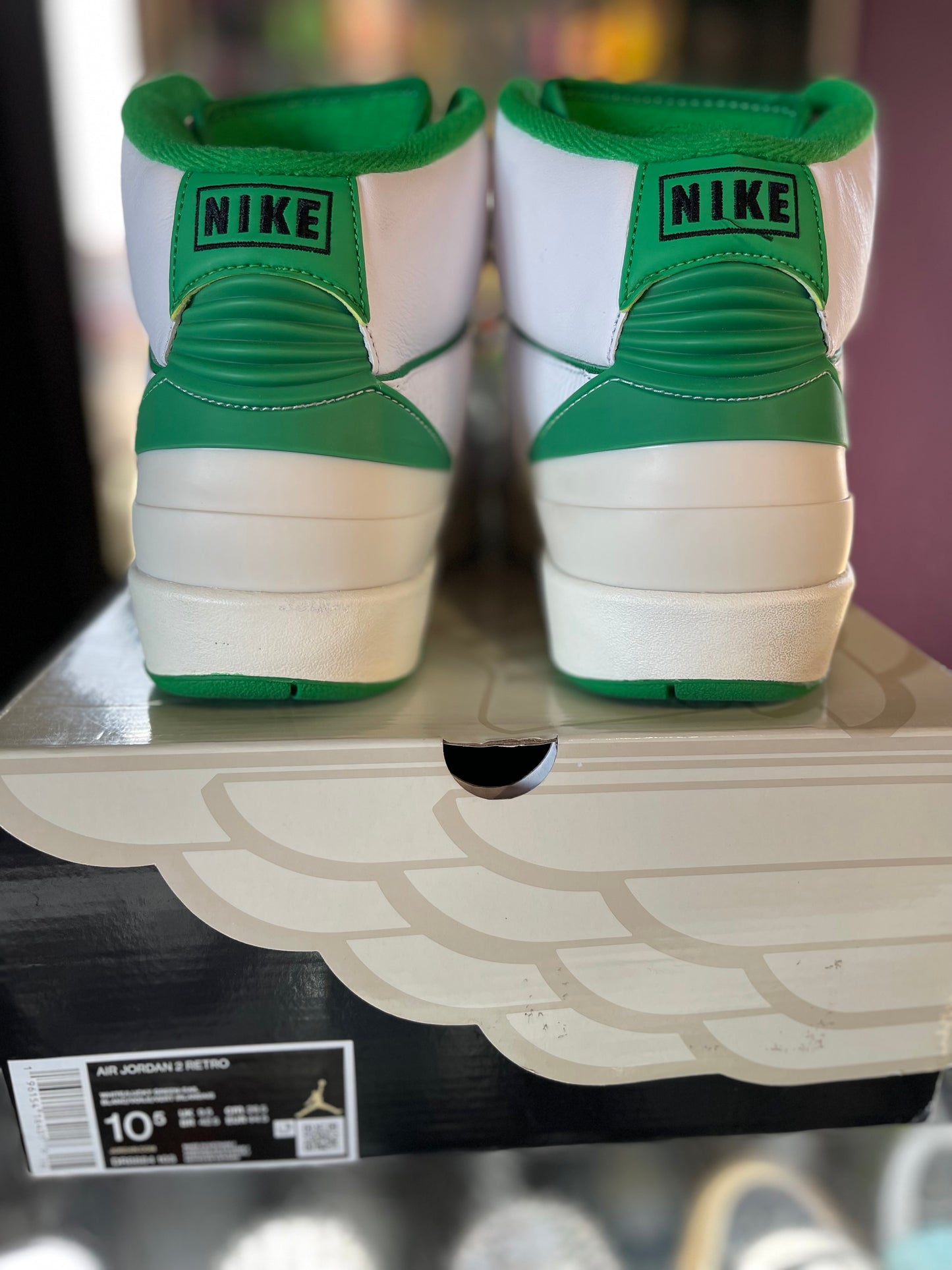2023 Air Jordan Retro 2 Lucky Green"