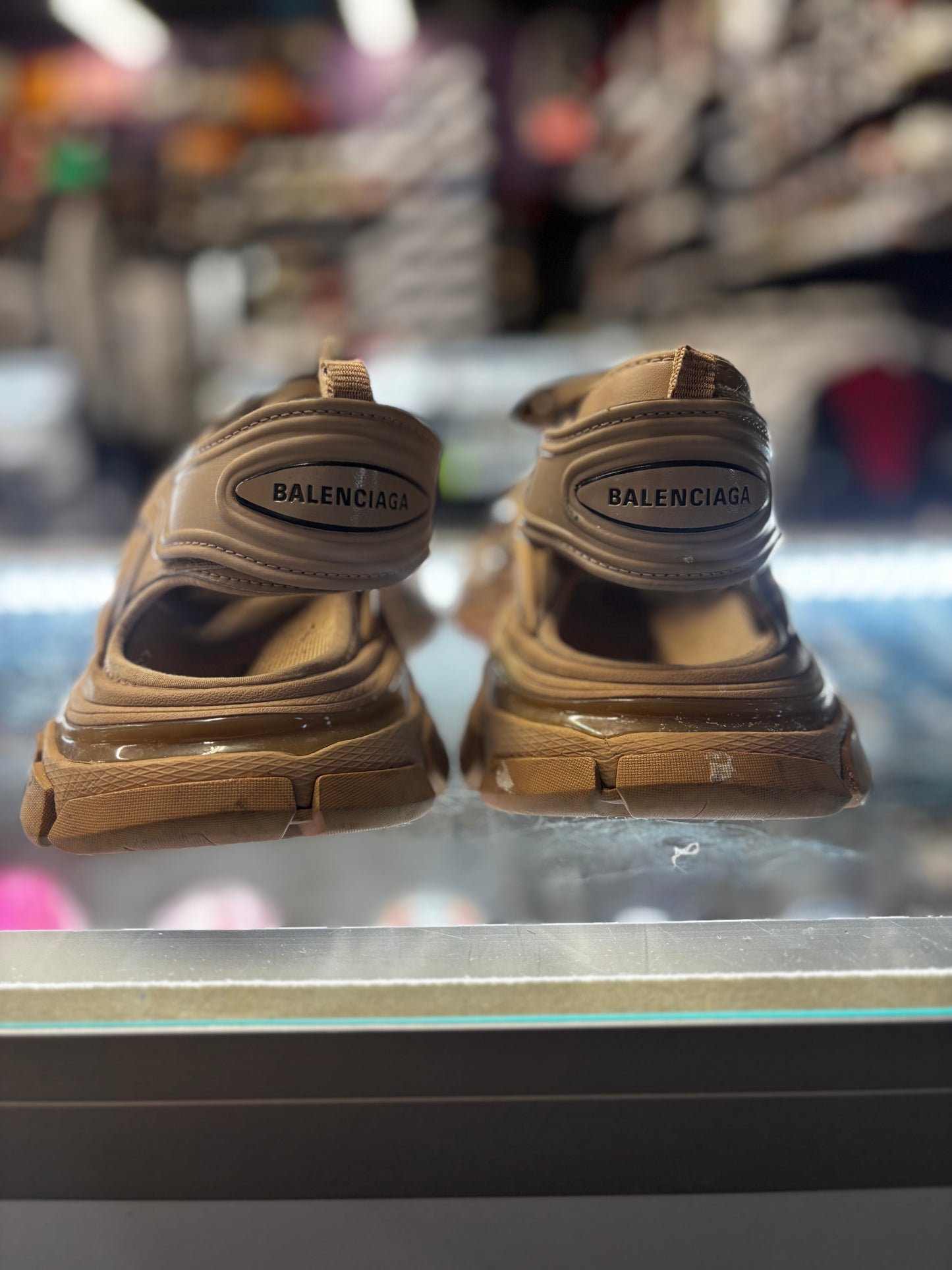 Balenciaga Track Sandal "Tan"