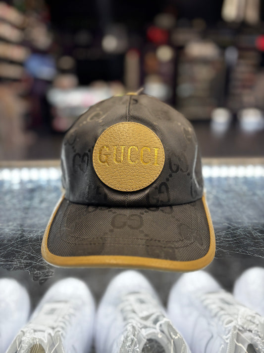 Gucci Nylon Baseball Cap "Grey"