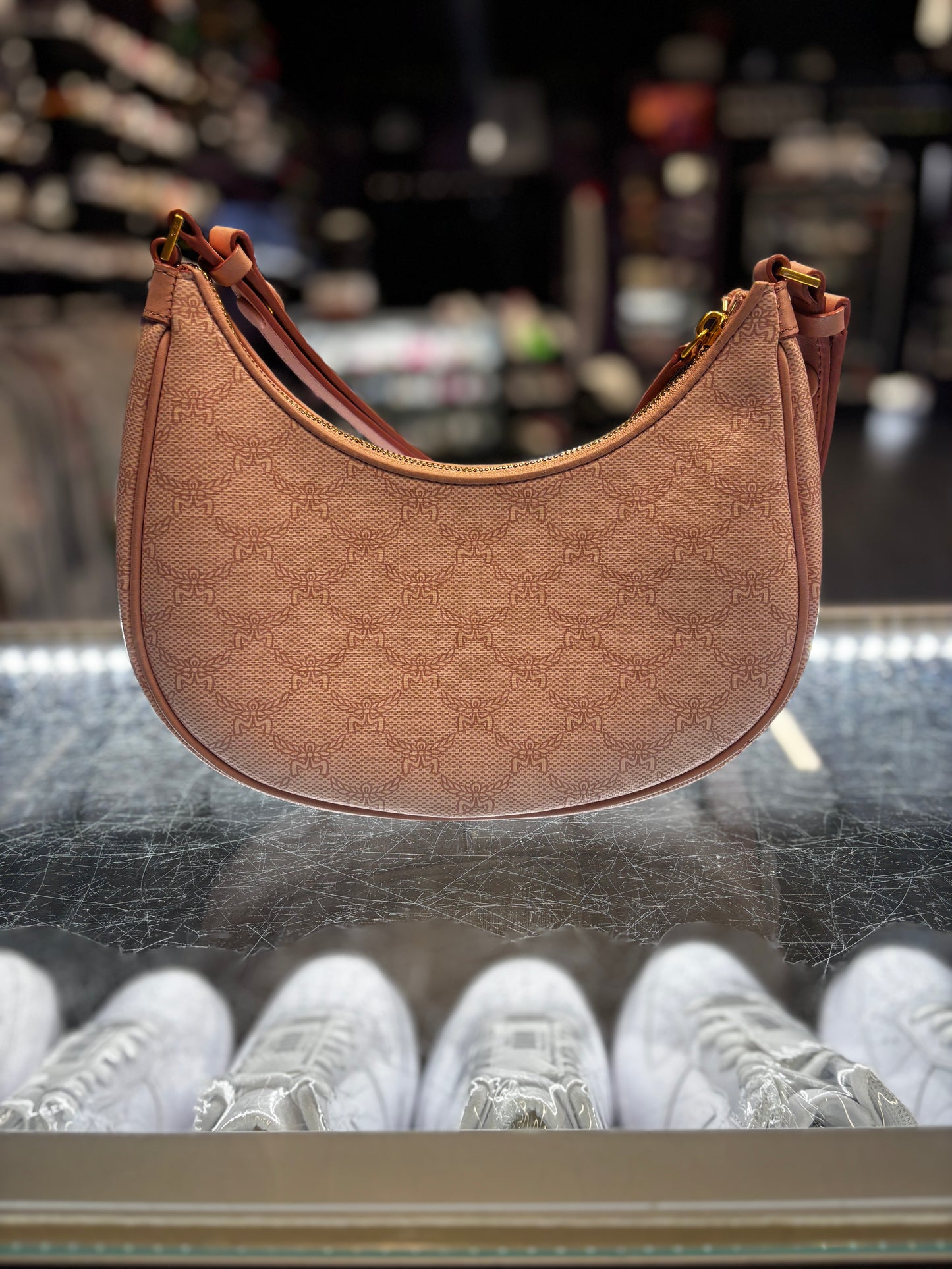 MCM Purse Monogram "Bubble Gum Pink"