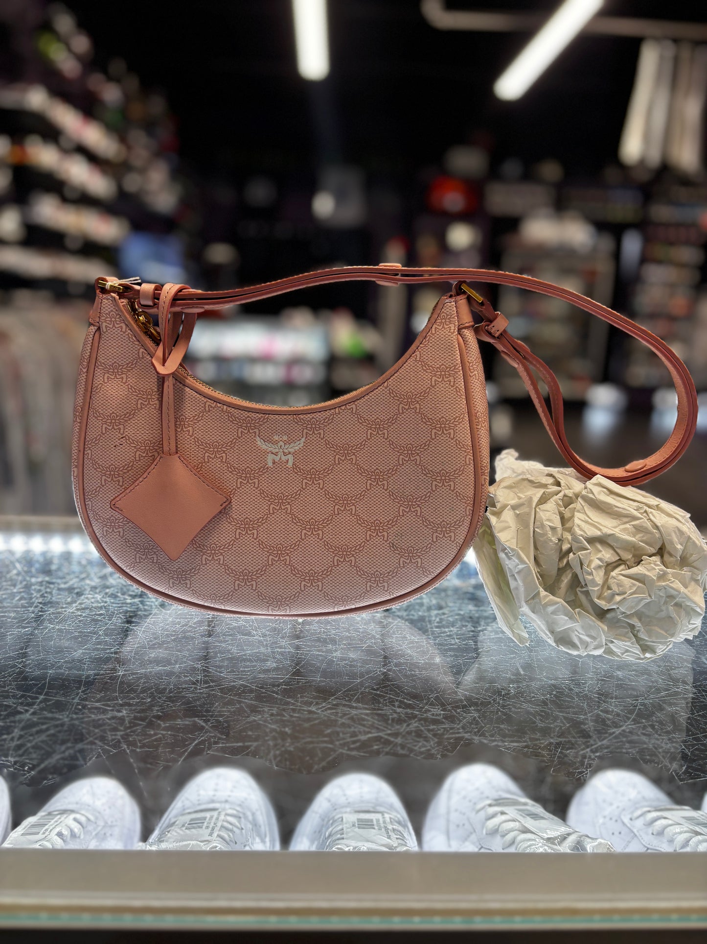 MCM Purse Monogram "Bubble Gum Pink"