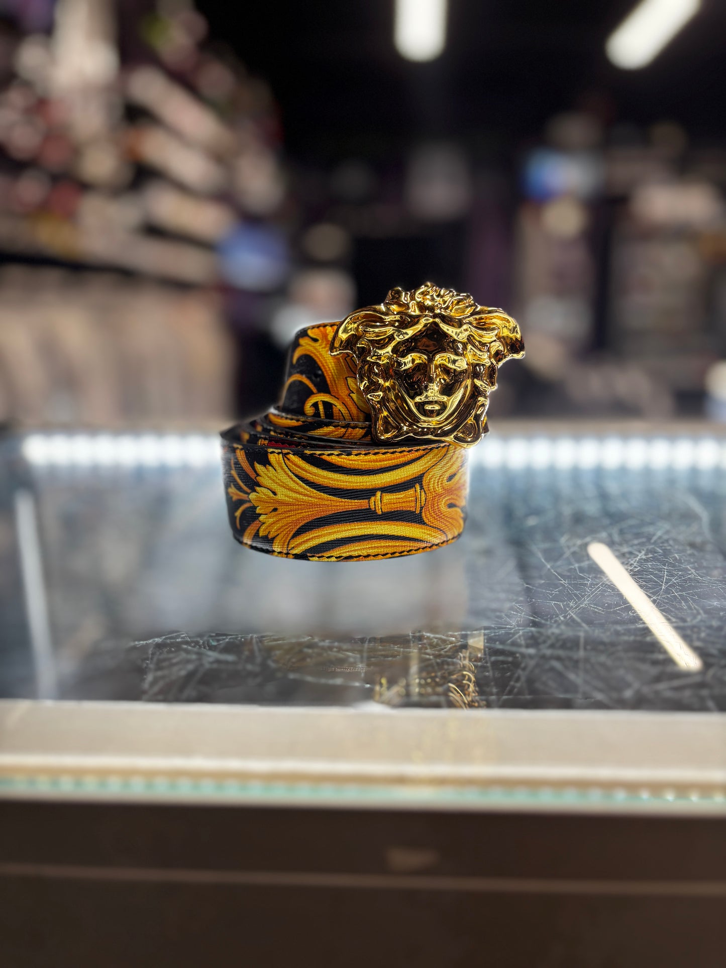 Versace Belt "Black/Gold Reversable"