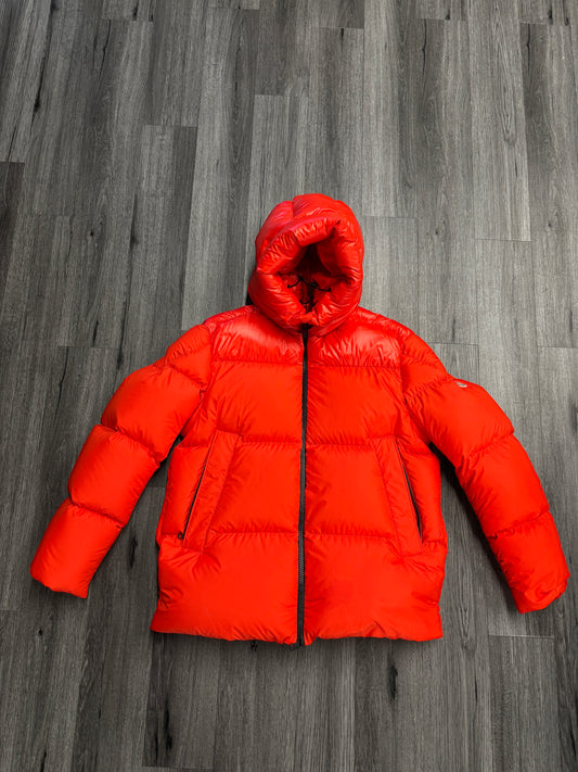 Moncler Damavand Short Down Jacket "Bright Orange"