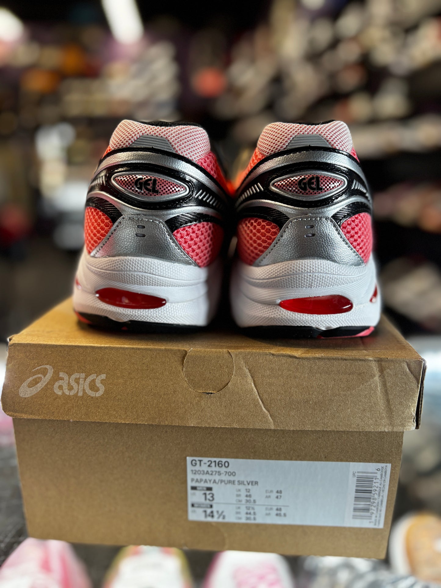 2025 ASICS GT-2160 "Papaya Pure Silver"