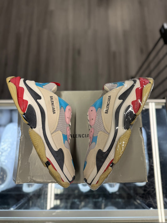 Balenciaga Triple S "Beige/Blue/Pink"
