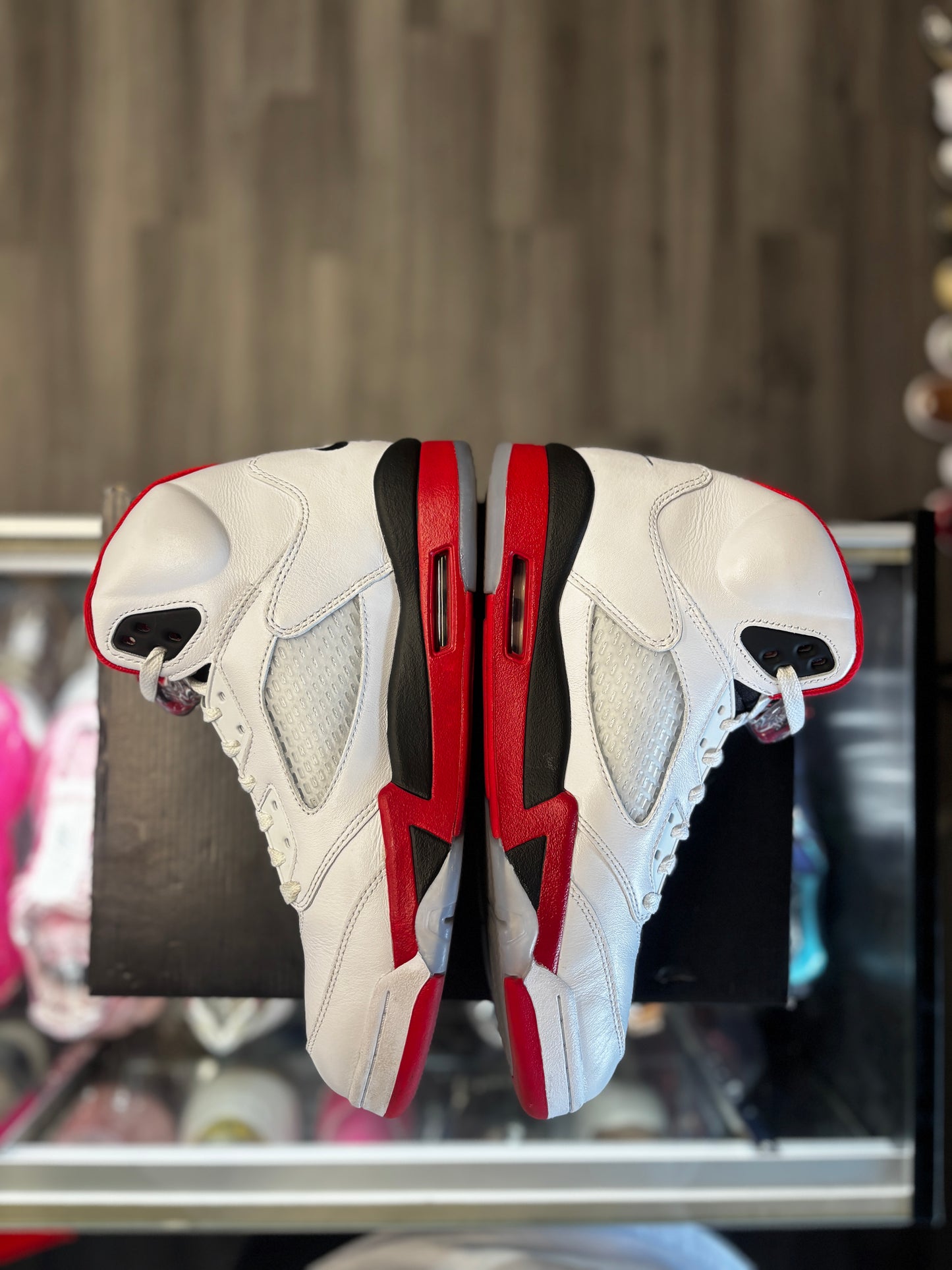 2025 Air Jordan Retro 5 "Fire Red Black Tongue"