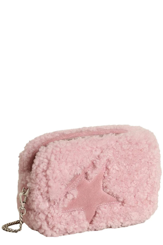 Golden Goose Mini Star Purse "Shearling Pink"