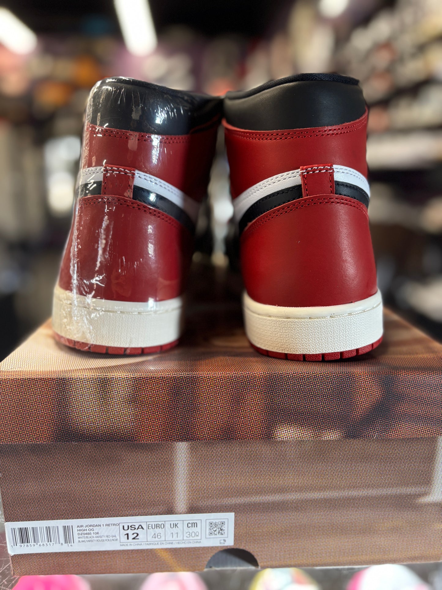 2025 Air Jordan Retro 1 High OG "Black Toe Reimagined"