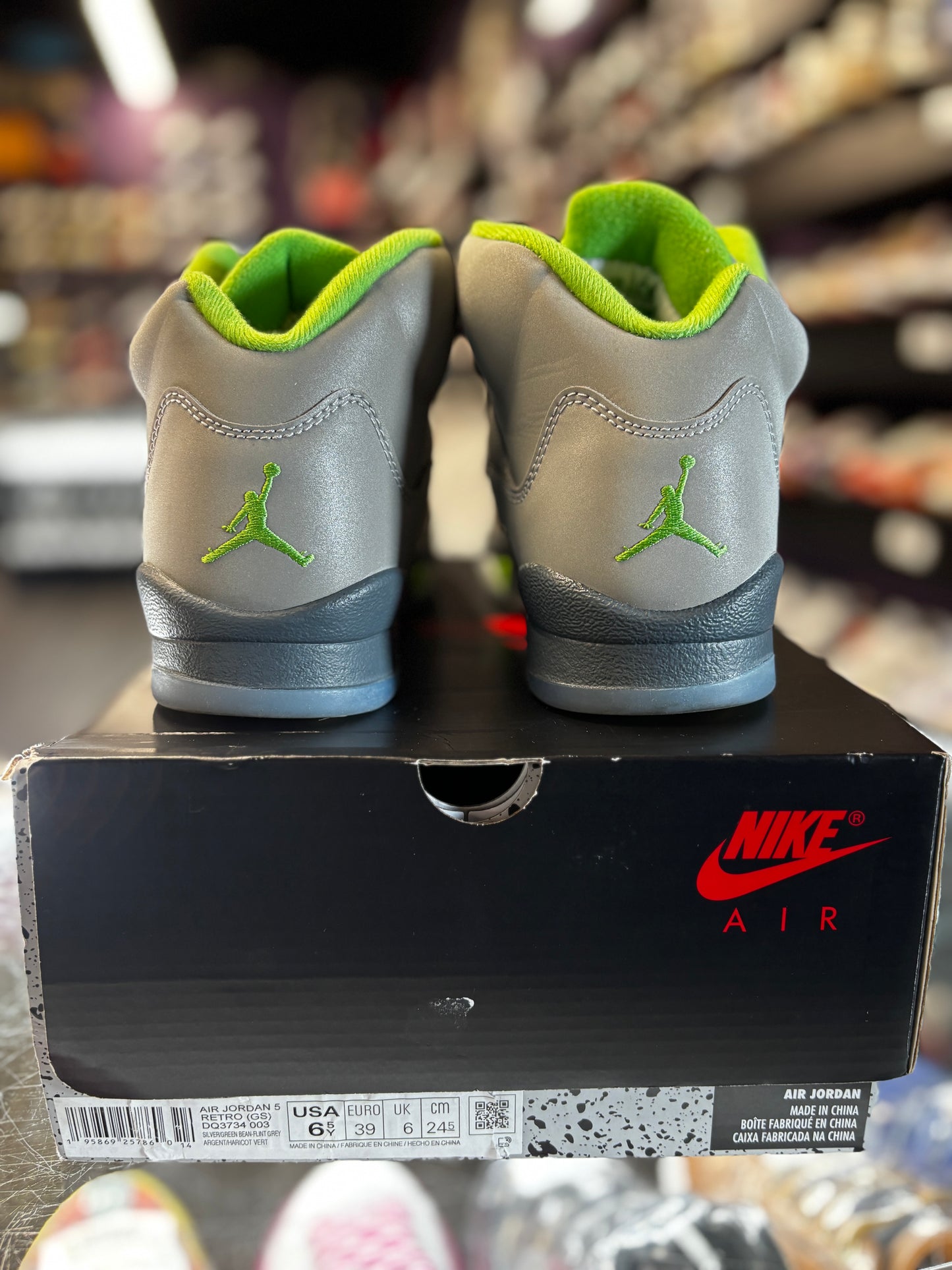 2022 Air Jordan Retro 5 "Green Bean"