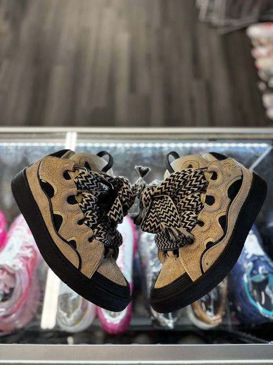 Lanvin Curb Sneaker "Beige/Black"