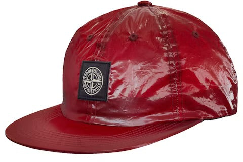 Supreme x Stone Island Strap Back "Red"