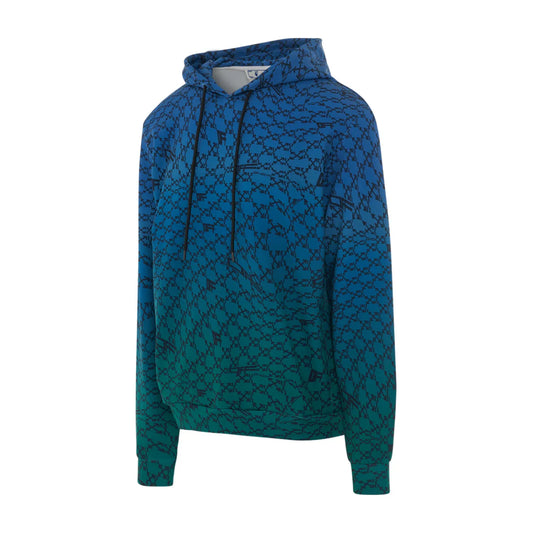 OFF-WHITE Hoodie 2-Toned "Blue/Green"