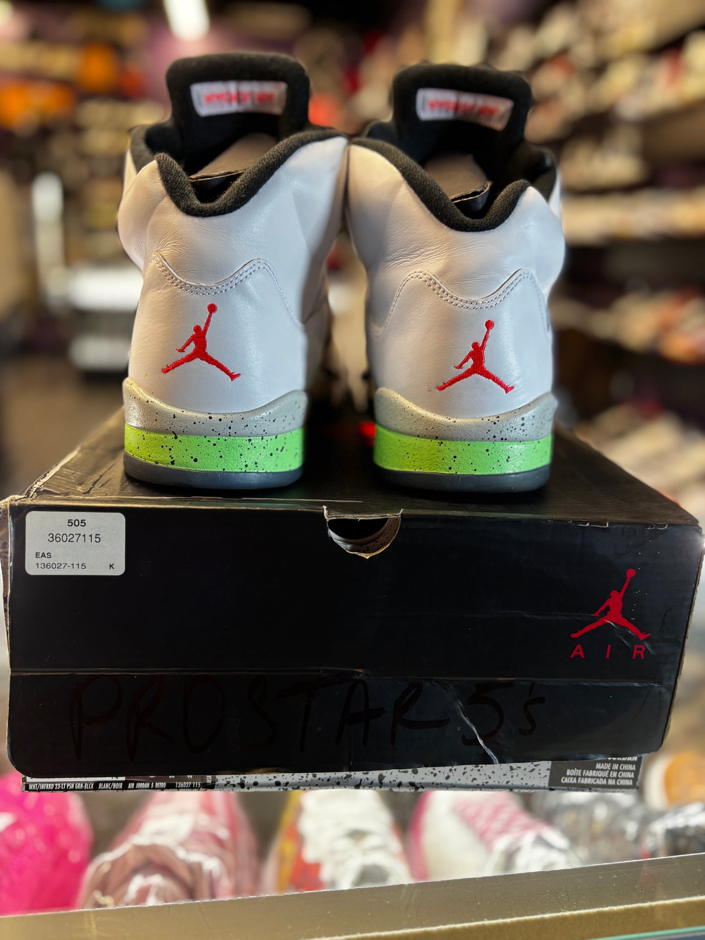 2015 Air Jordan Retro 5 "Poison Green"