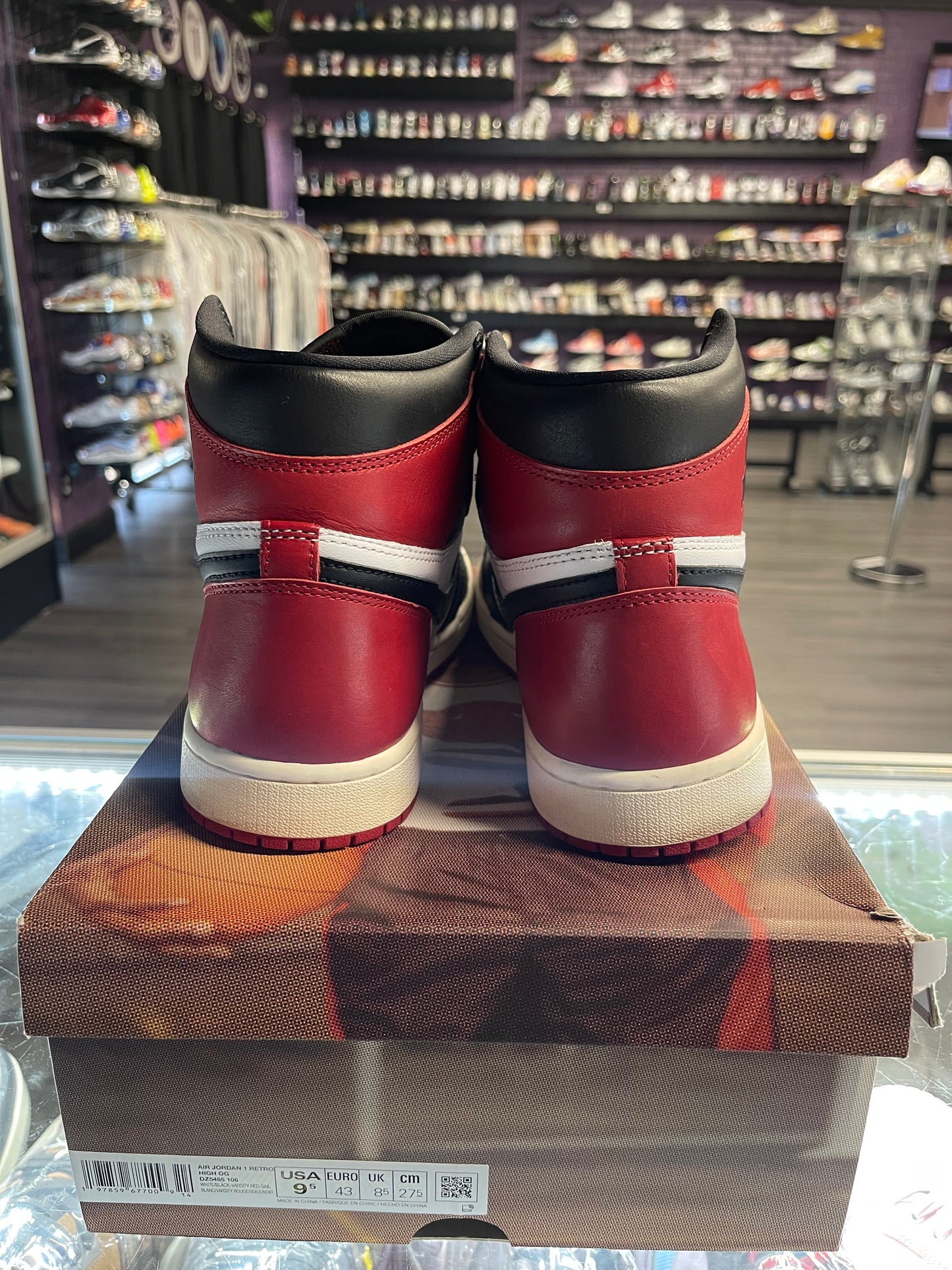 2025 Air Jordan Retro 1 High OG "Black Toe Reimagined"