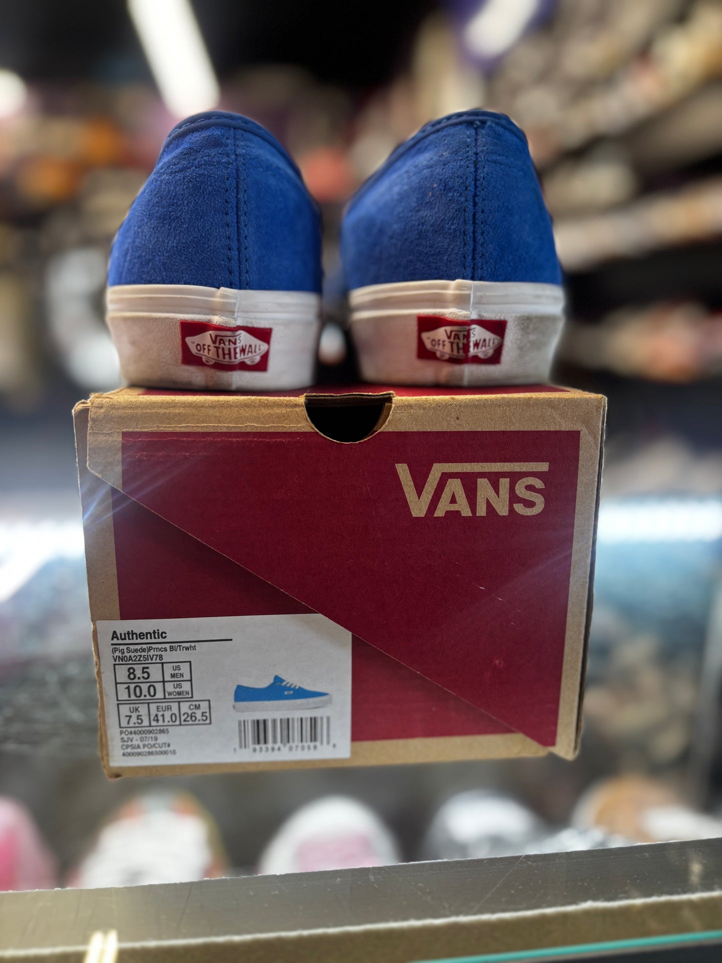 Vans Low "Blue Suede"