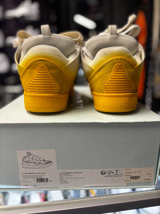 Lanvin Curb Sneaker “Yellow/White”