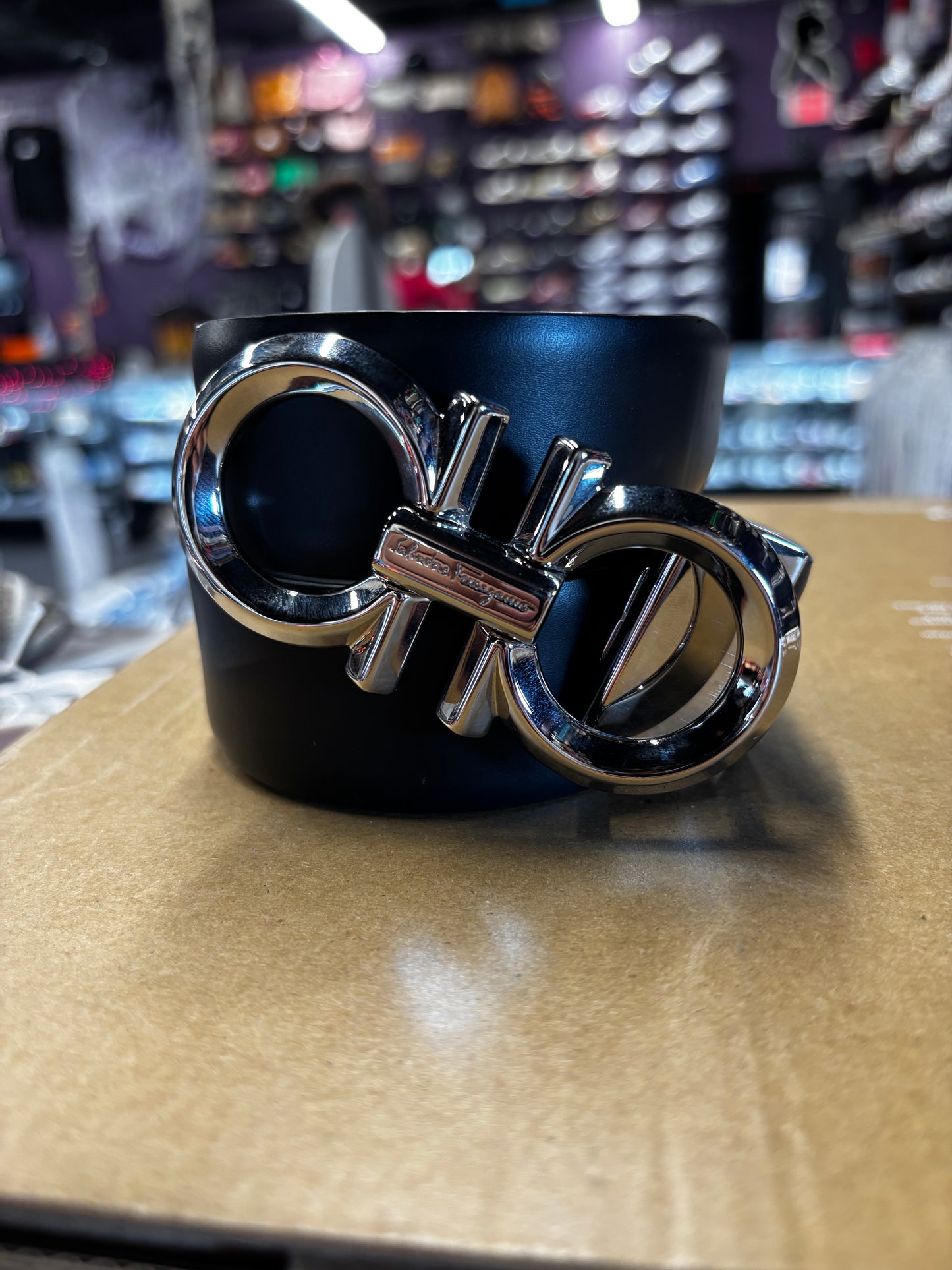 Ferragamo Belt "Brown Black"