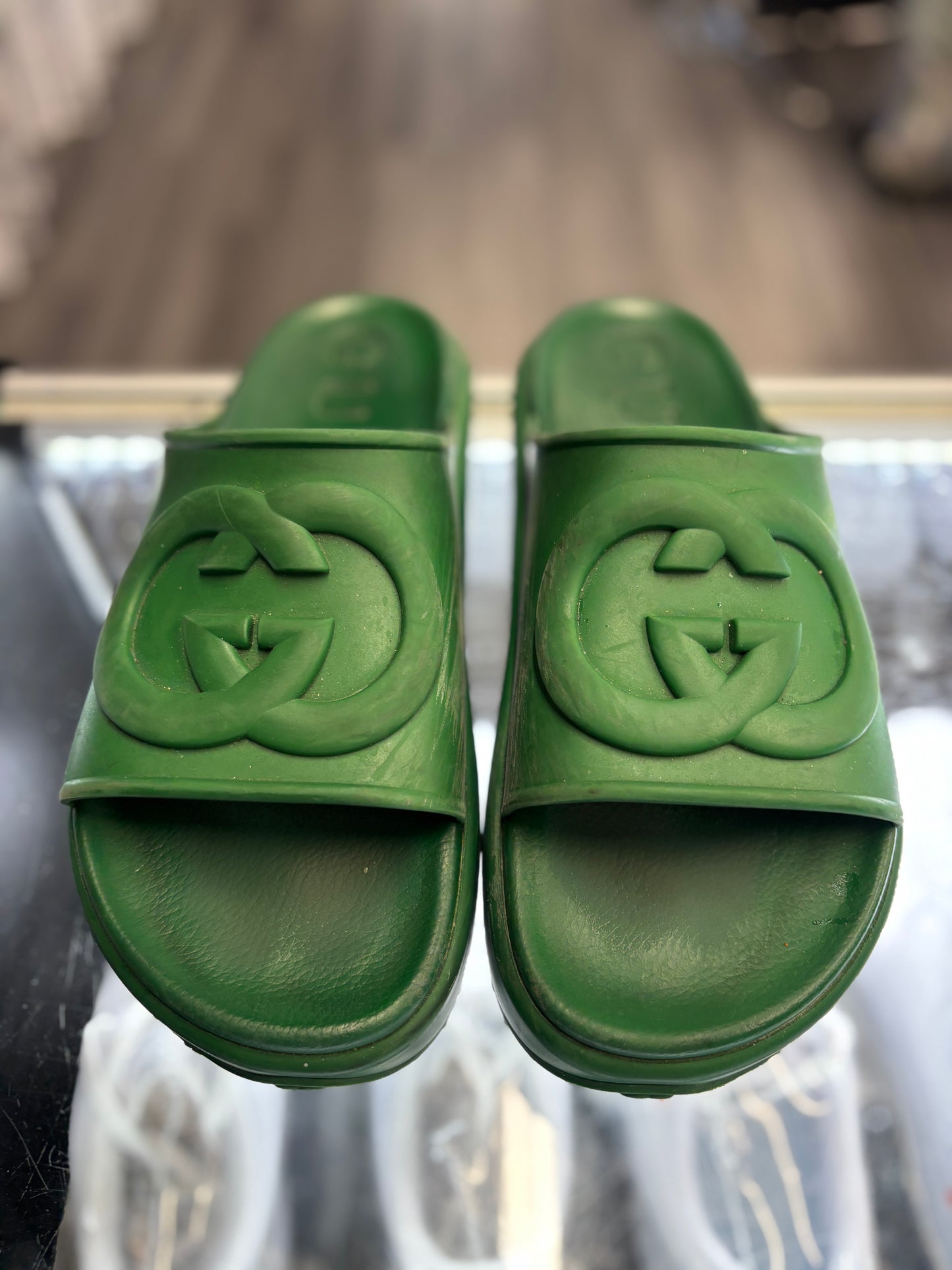Gucci Slides Interlocking G "Green"