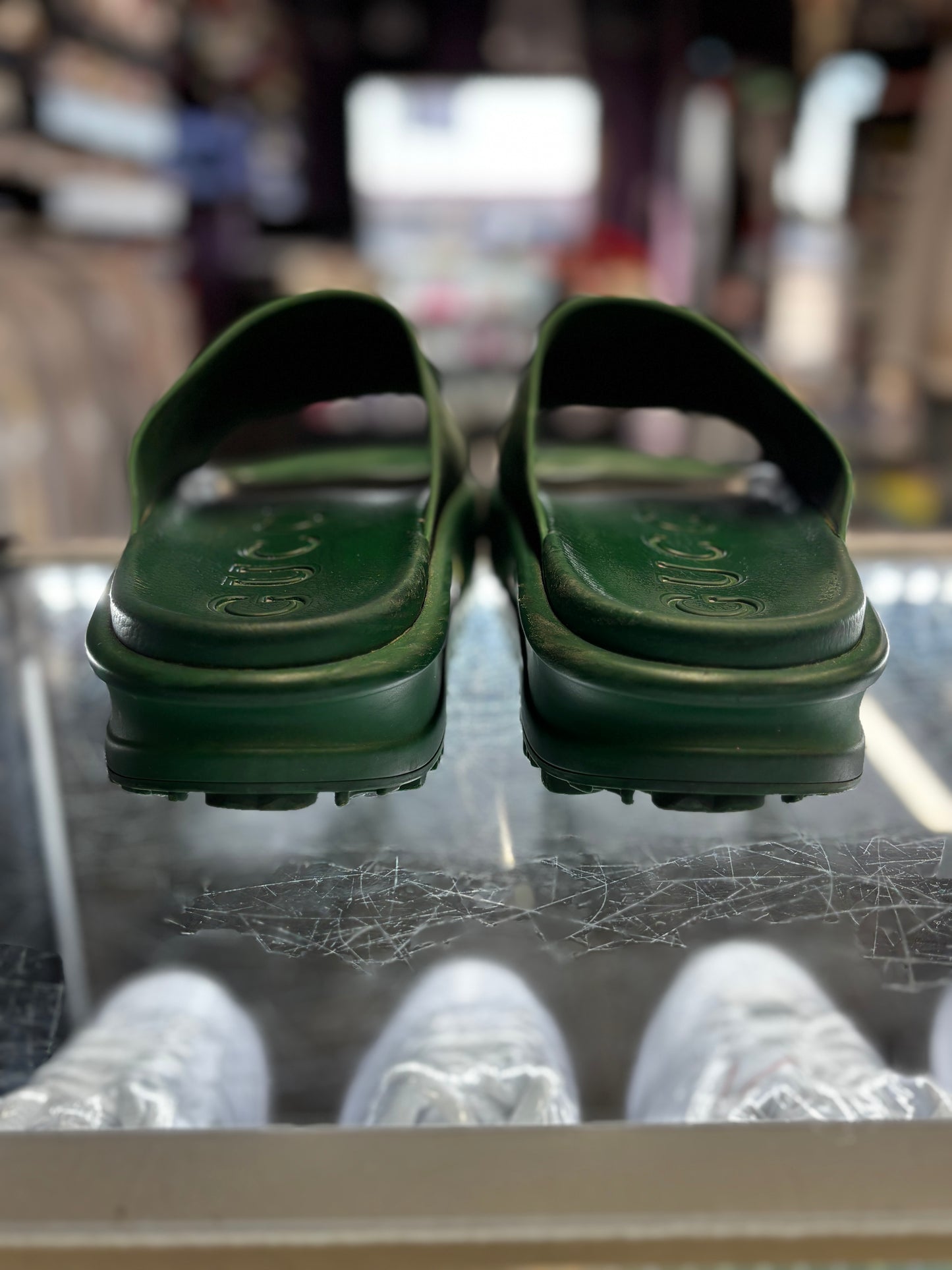 Gucci Slides Interlocking G "Green"