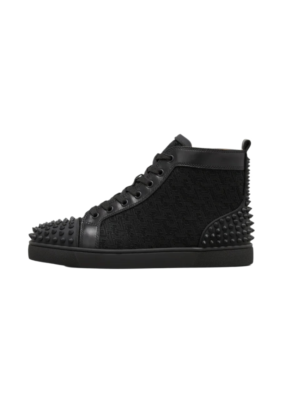 Christian Louboutin High "Black Leather/Rubber"
