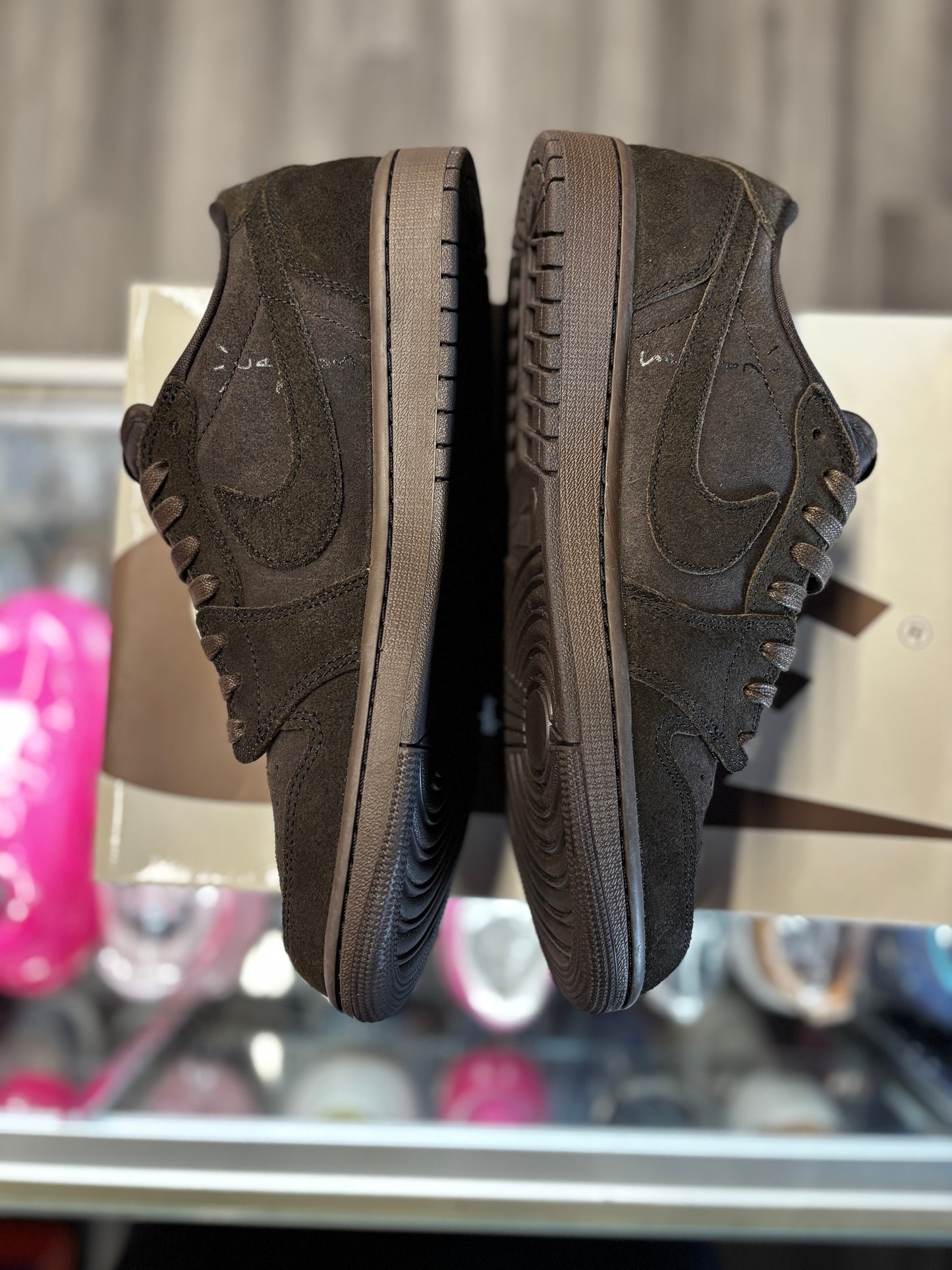 2024 Air Jordan Retro 1 Low "Travis Scott Velvet Brown"