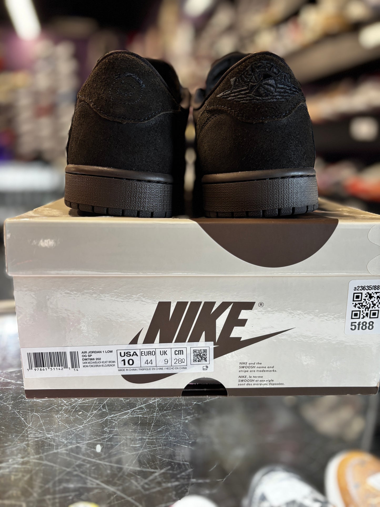 2024 Air Jordan Retro 1 Low "Travis Scott Velvet Brown"