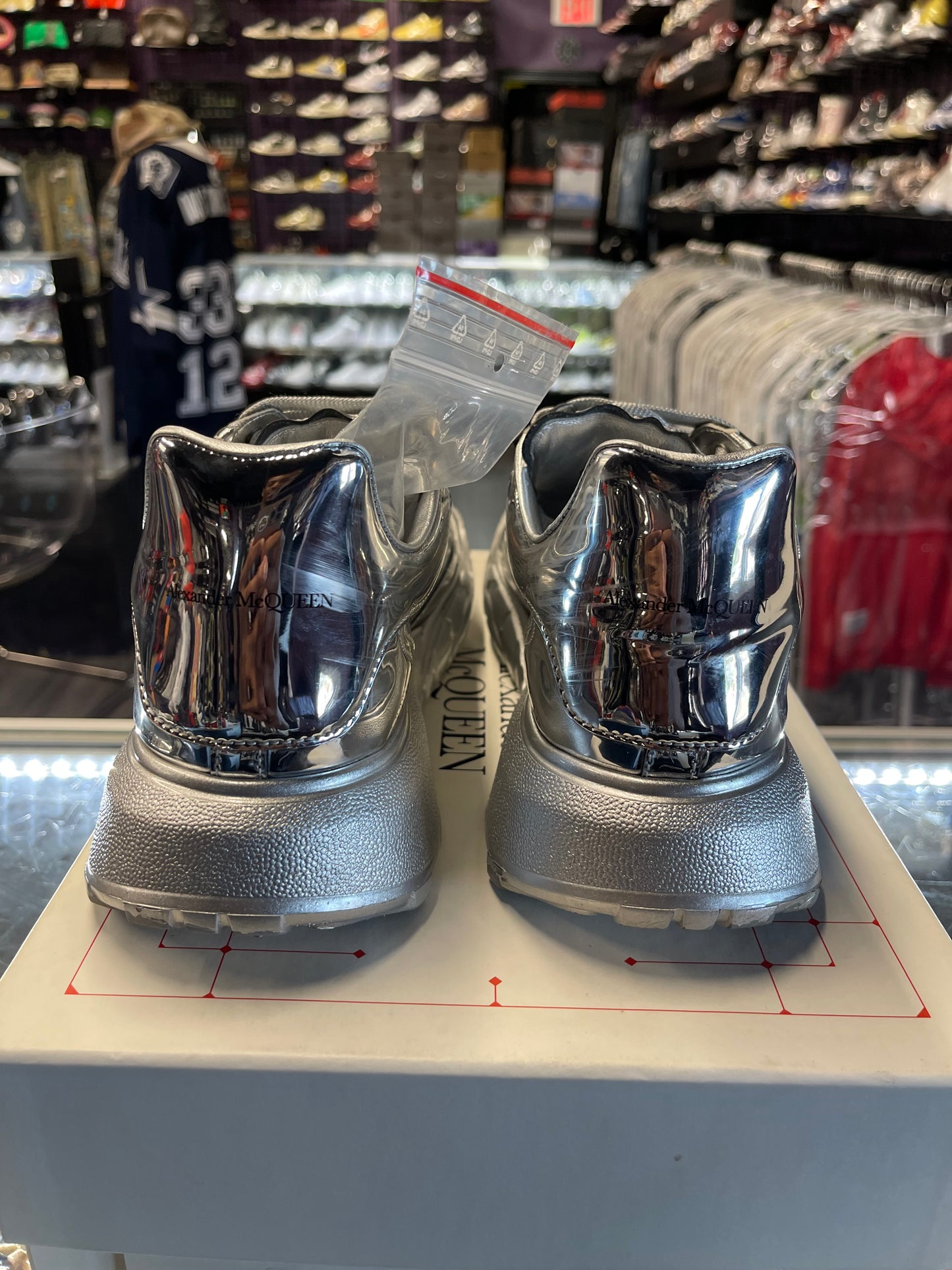 Alexander McQueen "Silver/Holographic"