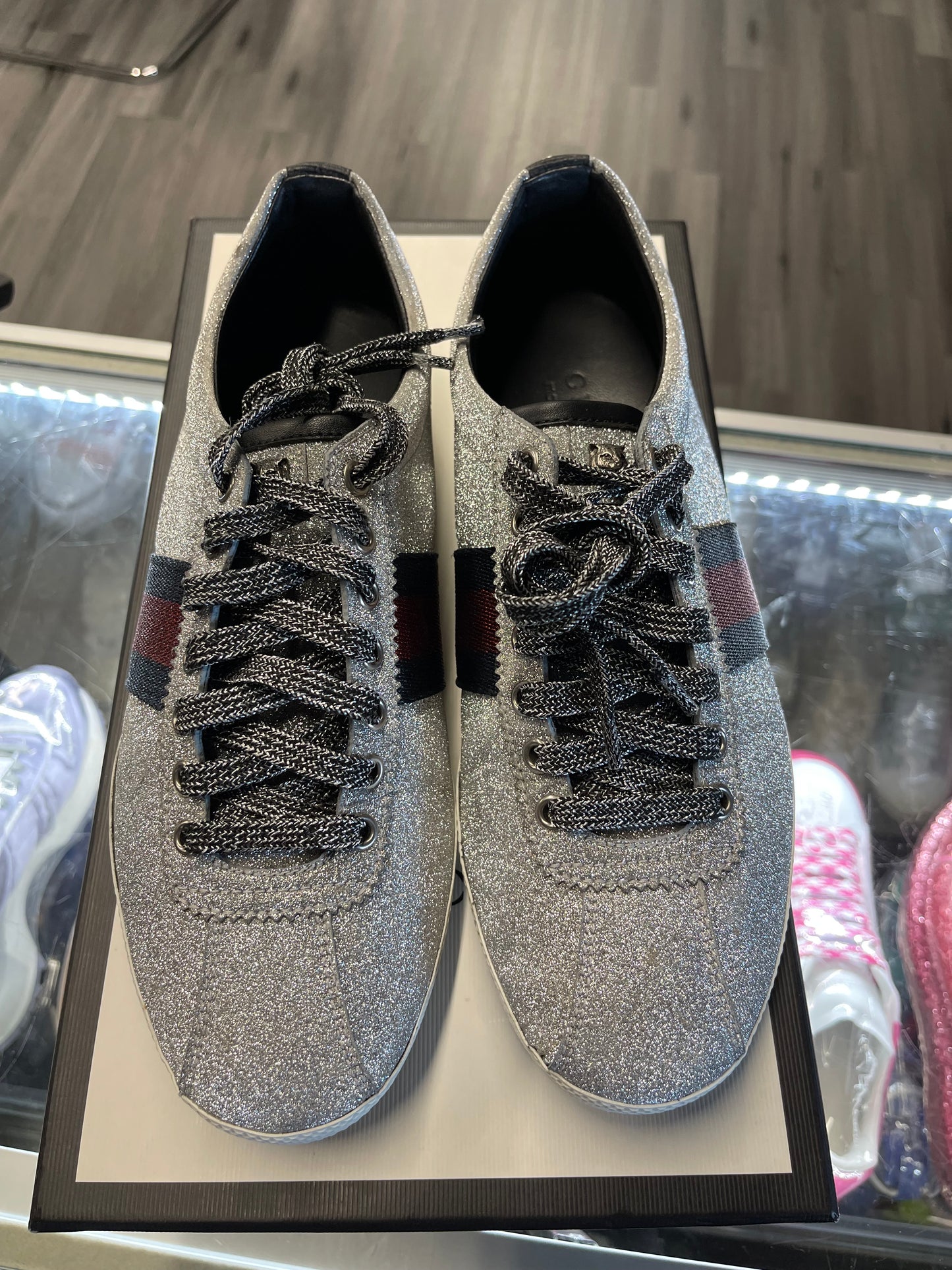 Gucci Bambi Web "Silver"
