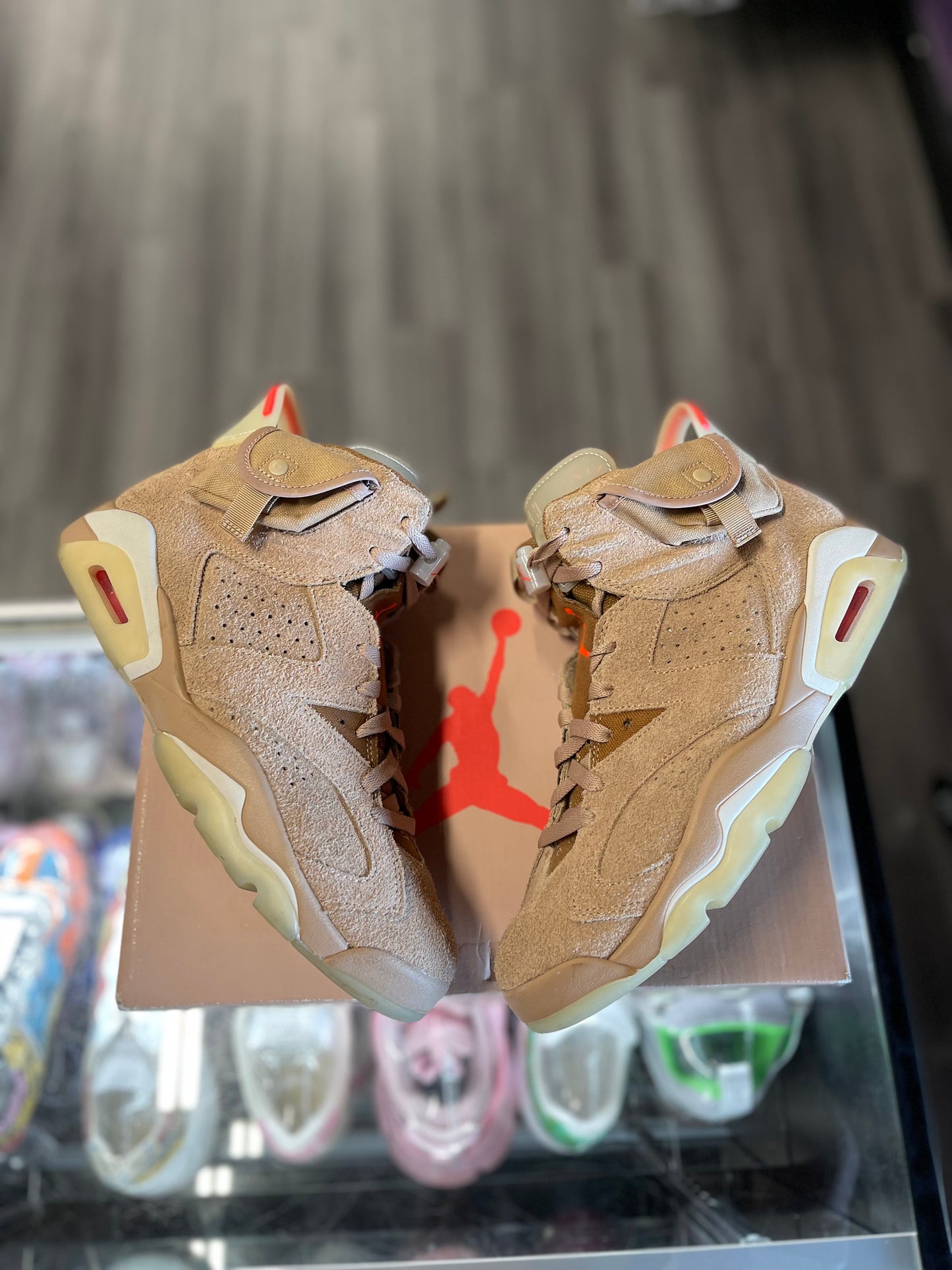 2021 Air Jordan Retro 6 "Travis Scott British Khaki"