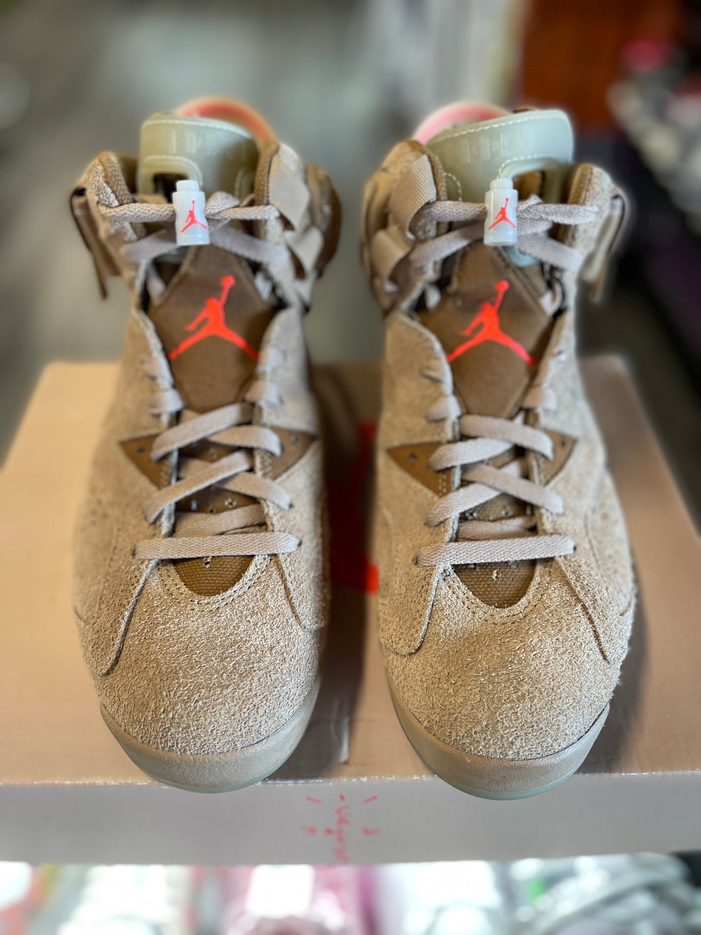 2021 Air Jordan Retro 6 "Travis Scott British Khaki"