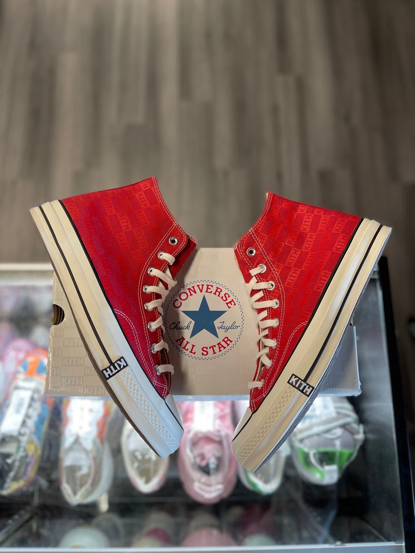 Converse Chuck Taylor Allstar 70 High Kith Clasic "Red Egret"