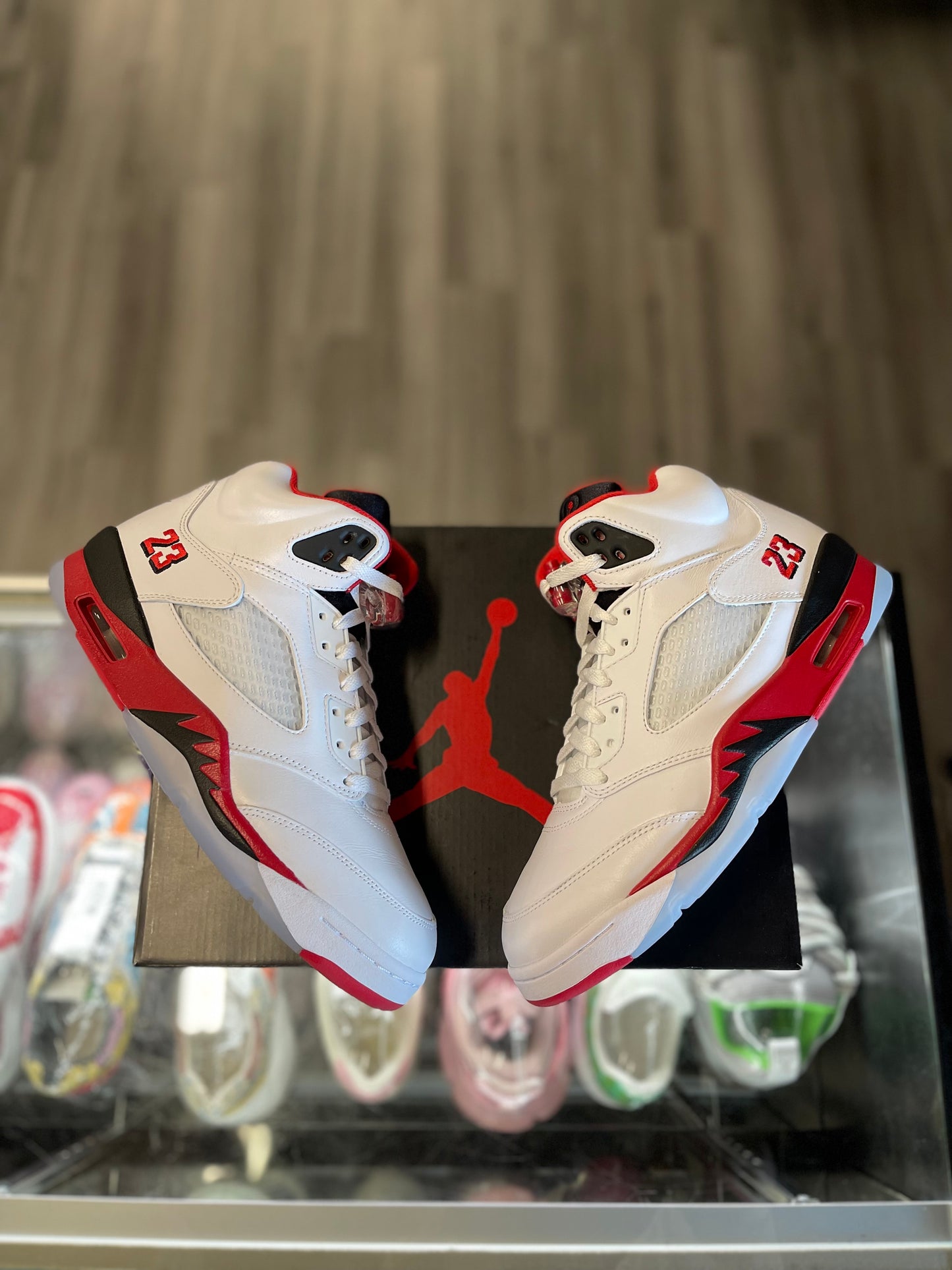 2025 Air Jordan Retro 5 "Fire Red Black Tongue"
