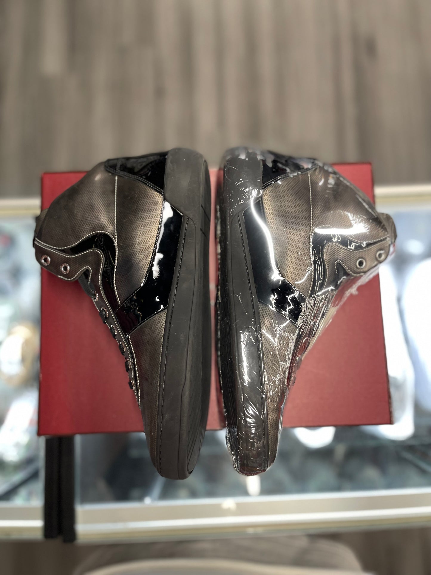 Bally Eroy "Silver/Black Embossed"