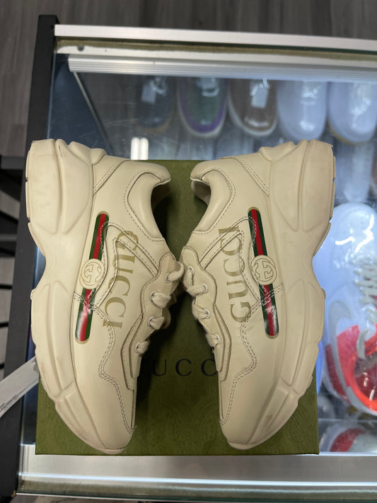 Gucci Logo Rhyton Leather Sneaker (TD)
