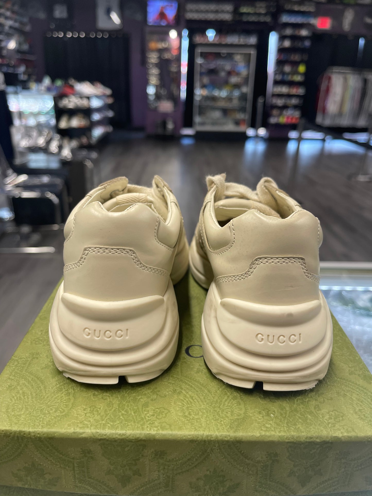 Gucci Logo Rhyton Leather Sneaker (TD)