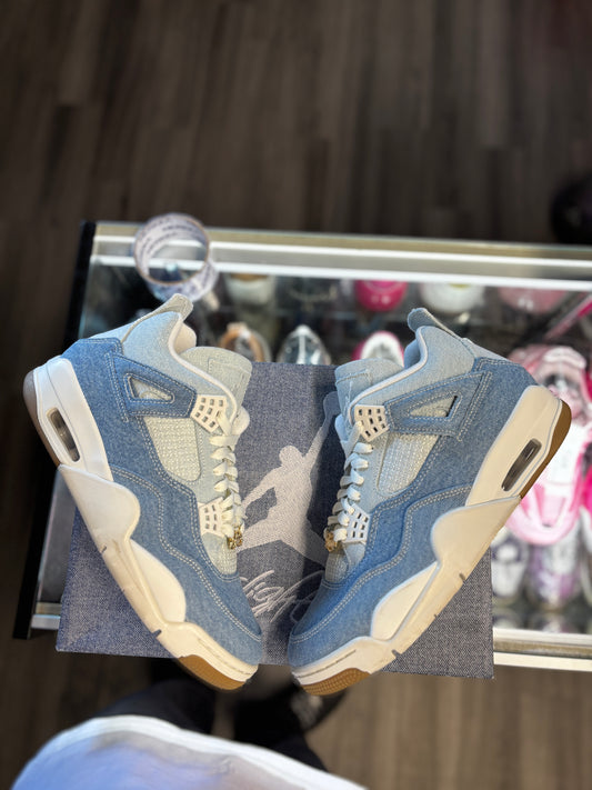 2025 Air Jordan Retro 4 TEX "Worn Blue Denim"