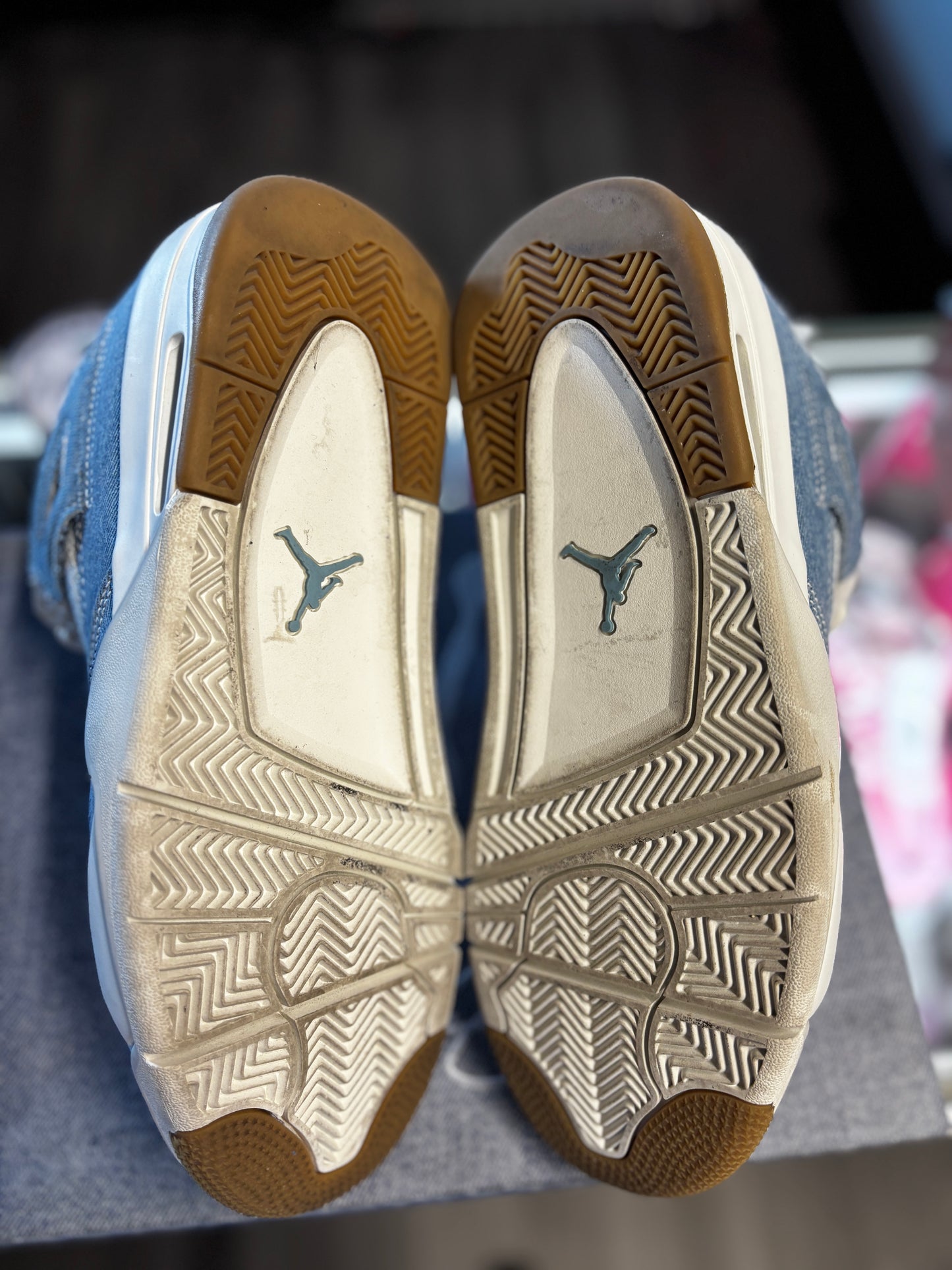 2025 Air Jordan Retro 4 TEX "Worn Blue Denim"