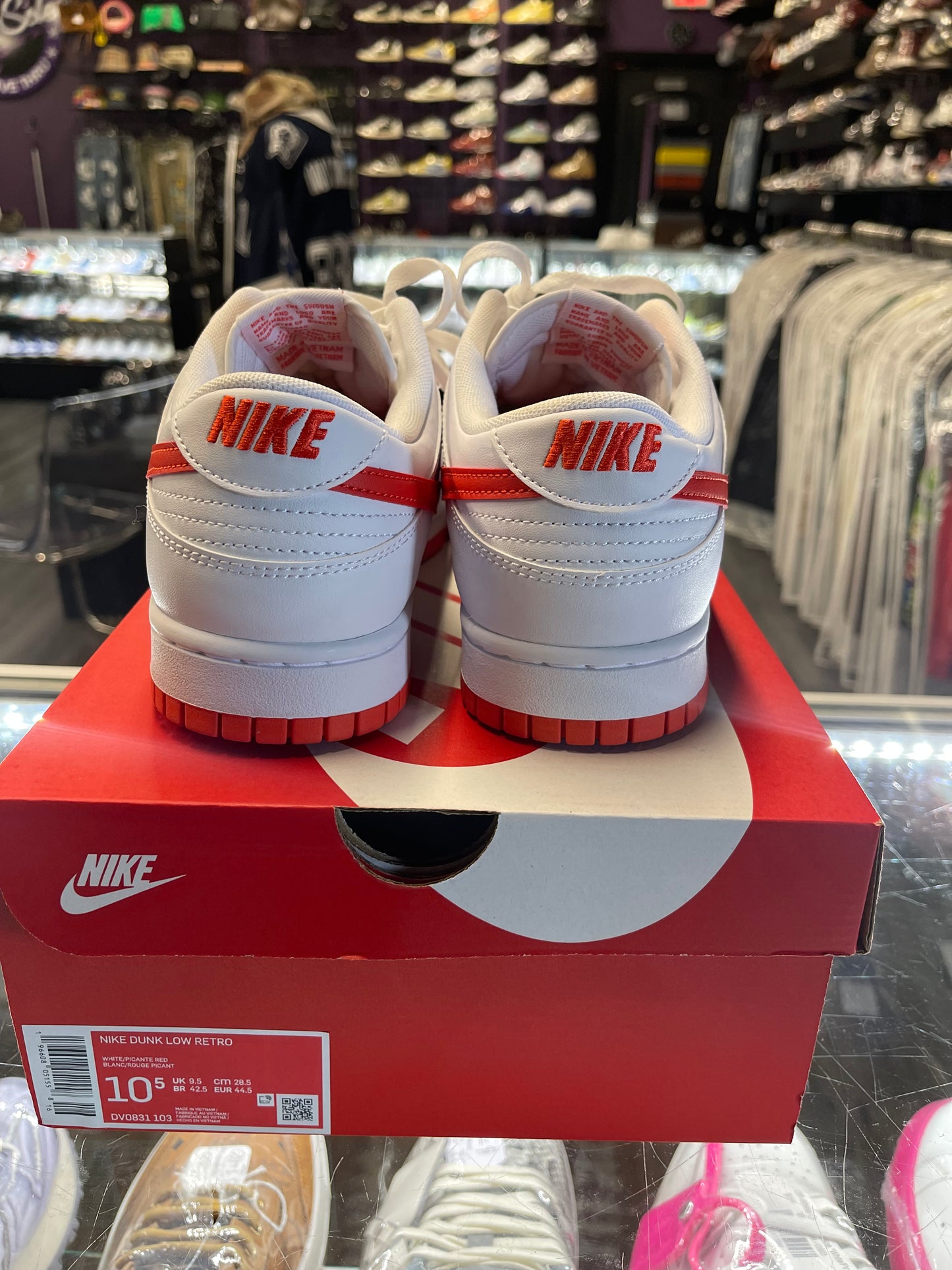 2023 Nike Dunk Low "White Picante Red"