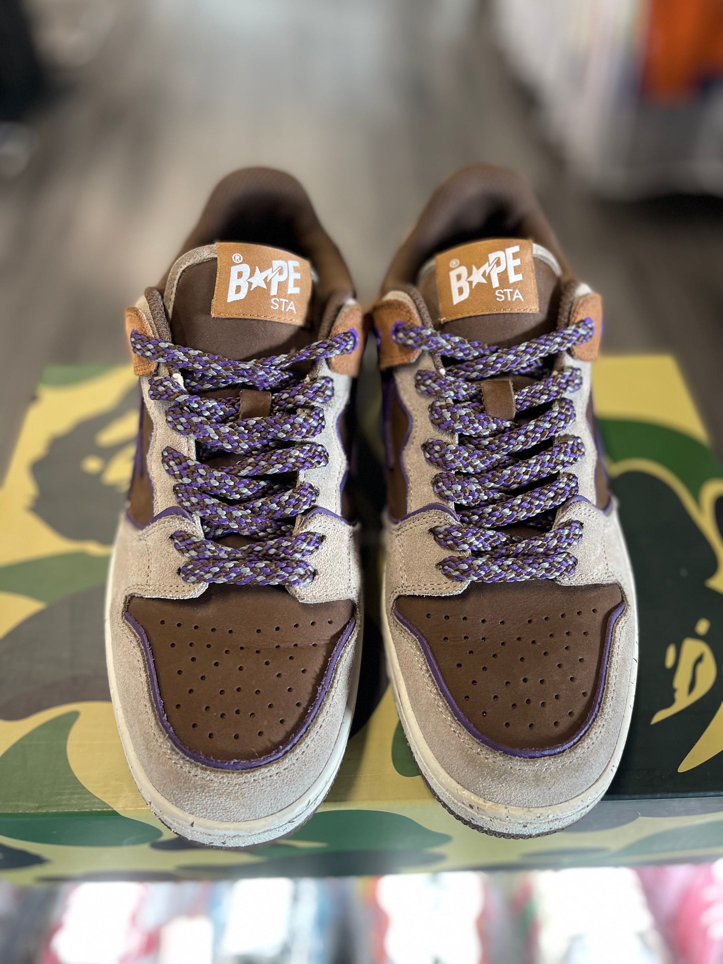 Bapesta Sk8 "Brown/Purple"