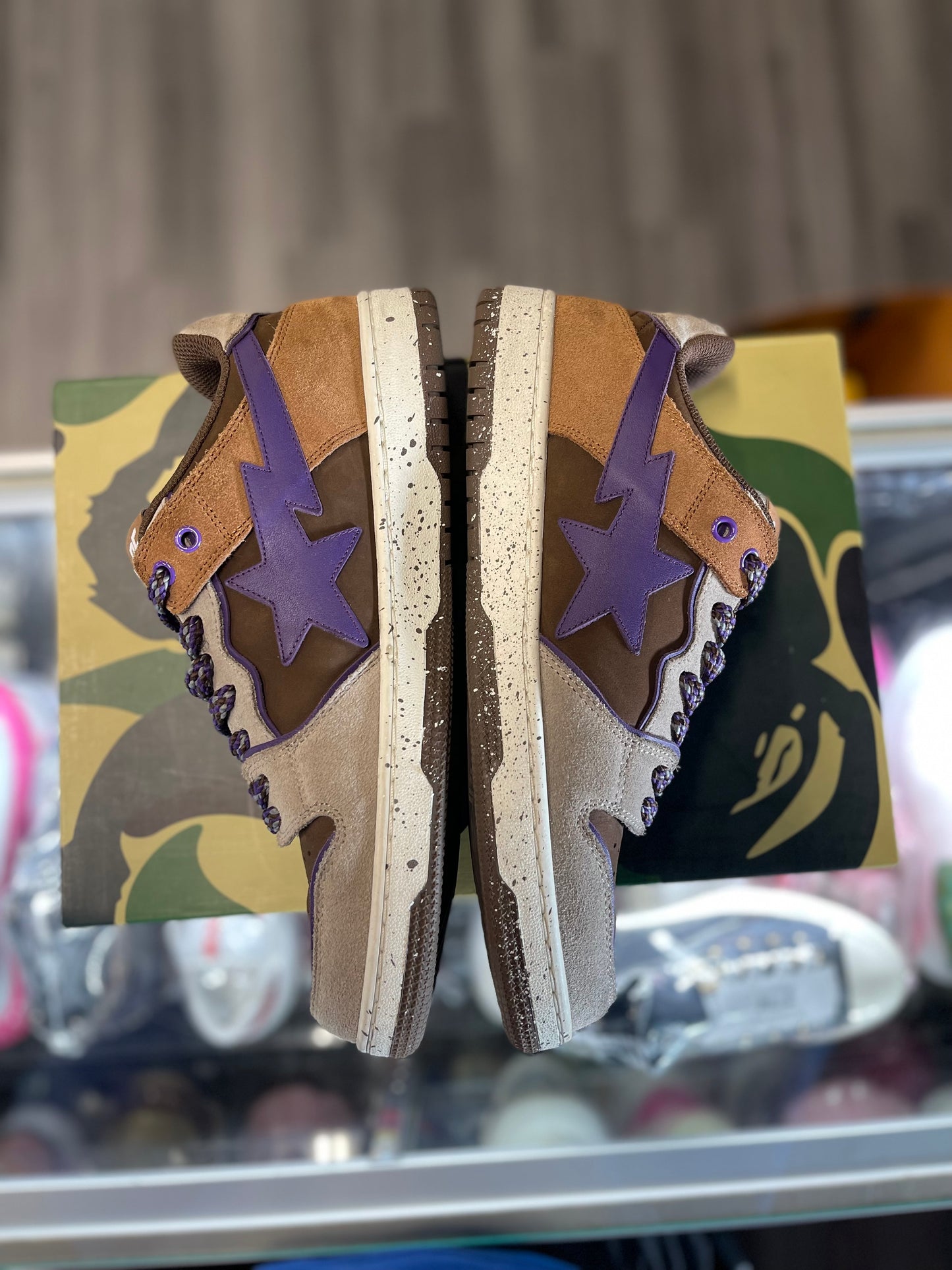 Bapesta Sk8 "Brown/Purple"