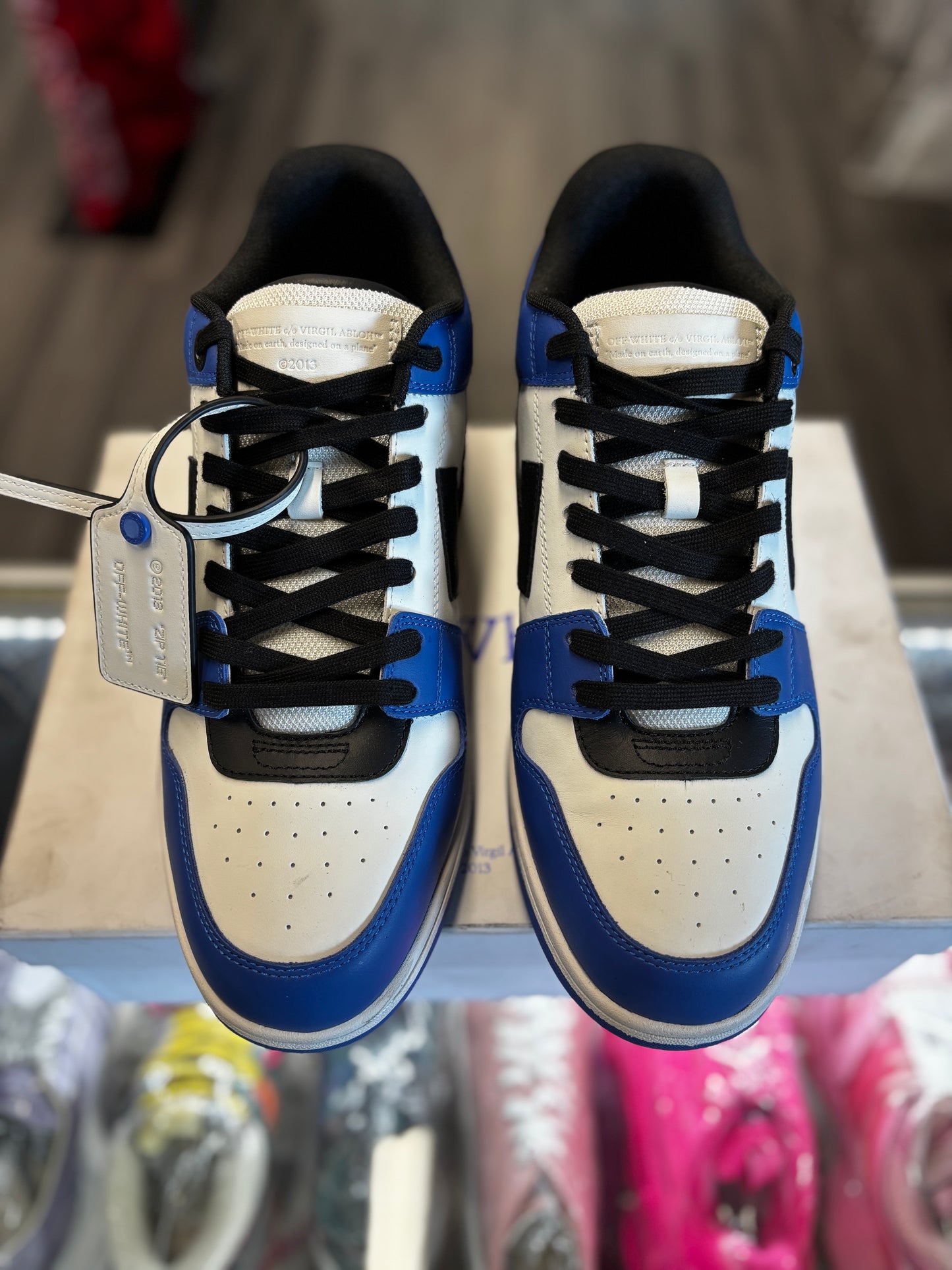 Off White Out Of Office "Blue/White/Black"