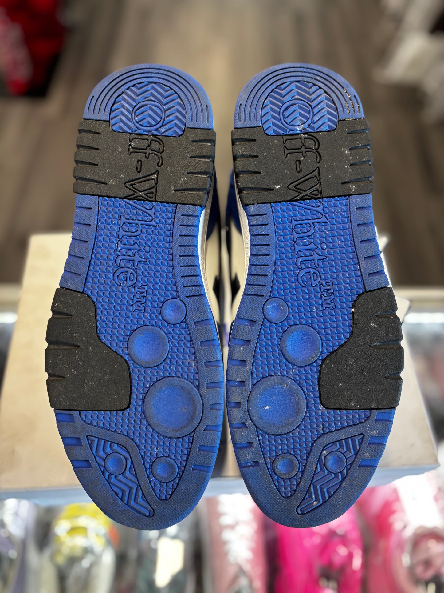 Off White Out Of Office "Blue/White/Black"